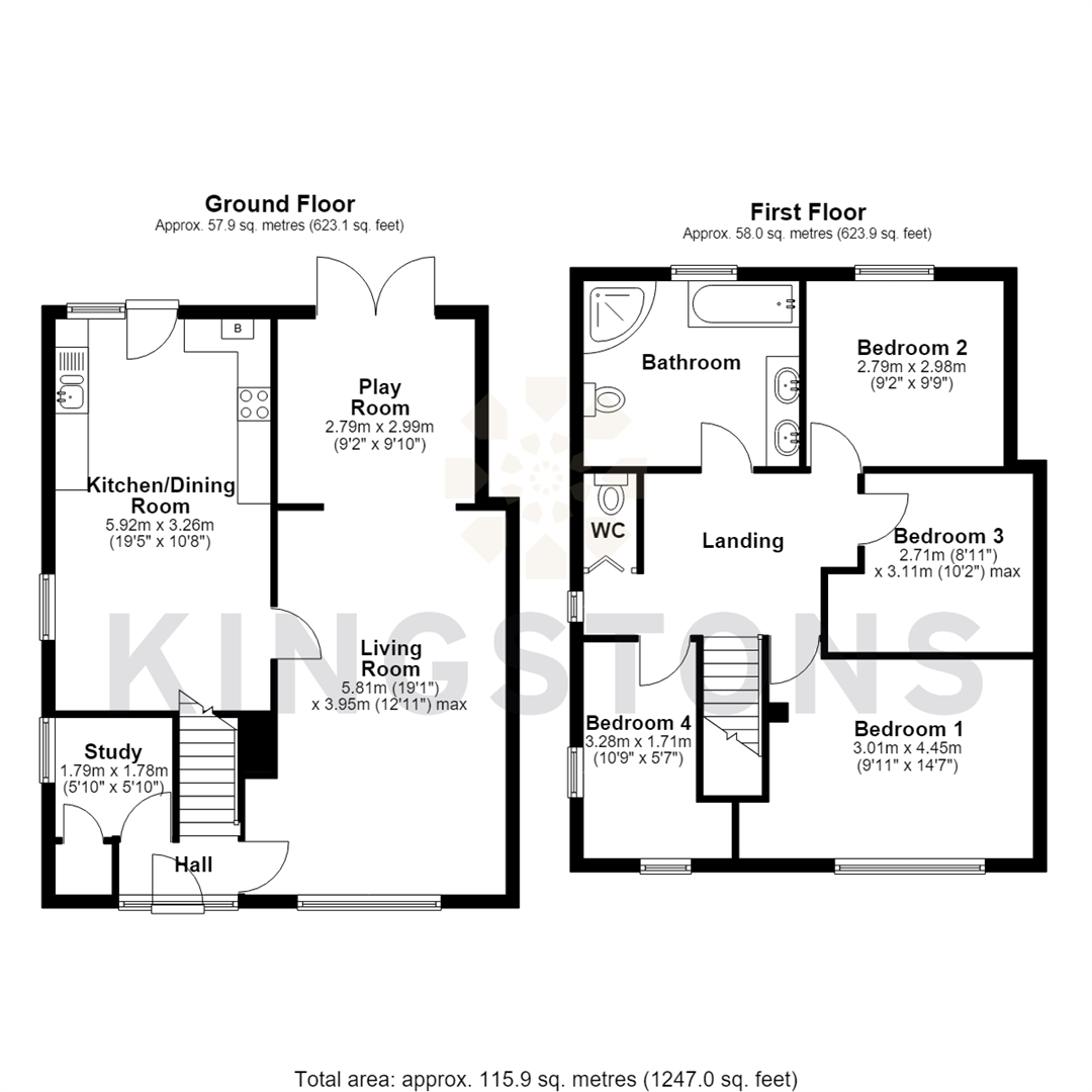 35, Methuen Avenue, Melksham floorplan