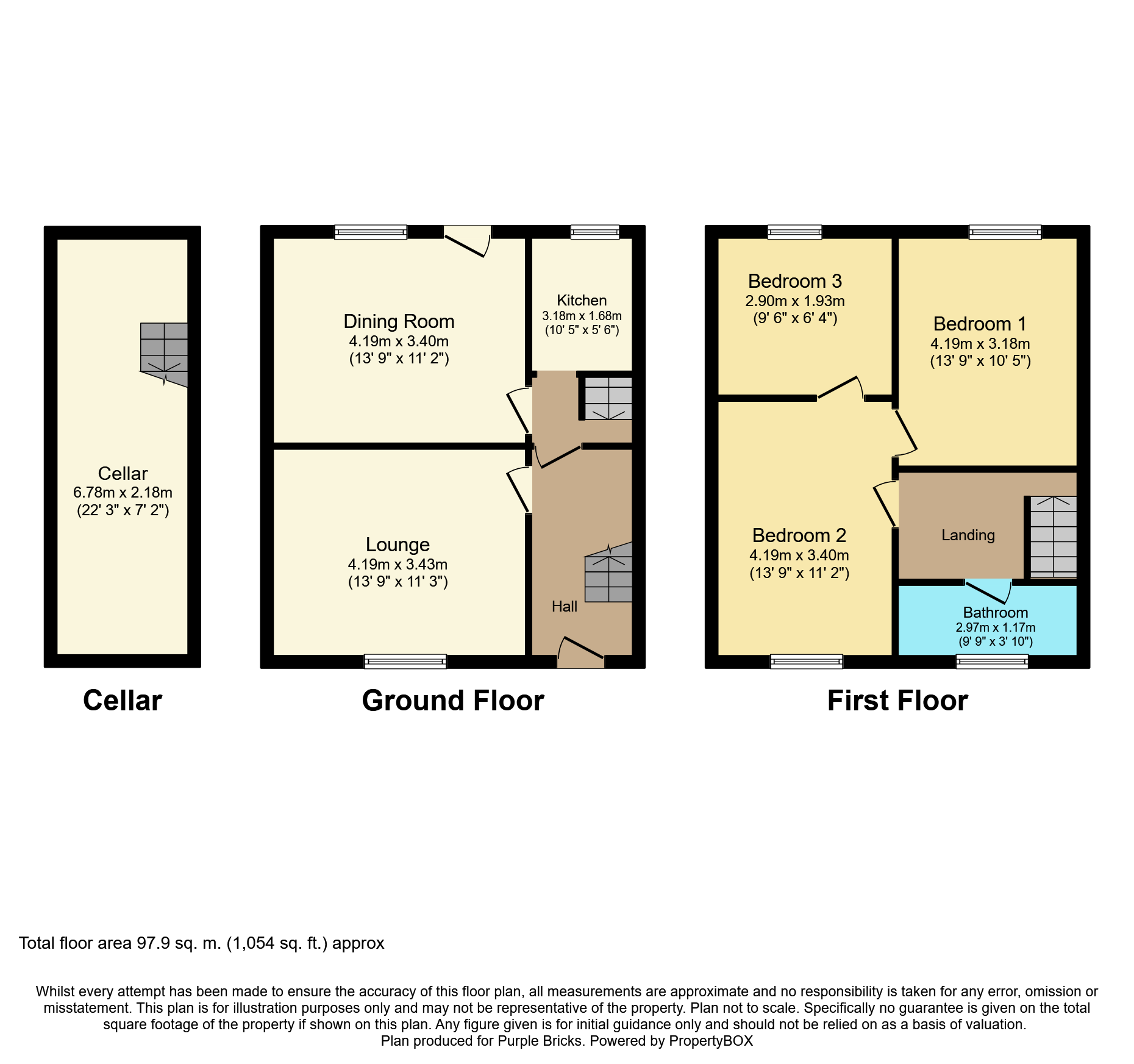 3 Bedrooms Terraced house for sale in Oaklands Avenue, Rodley, Leeds LS13