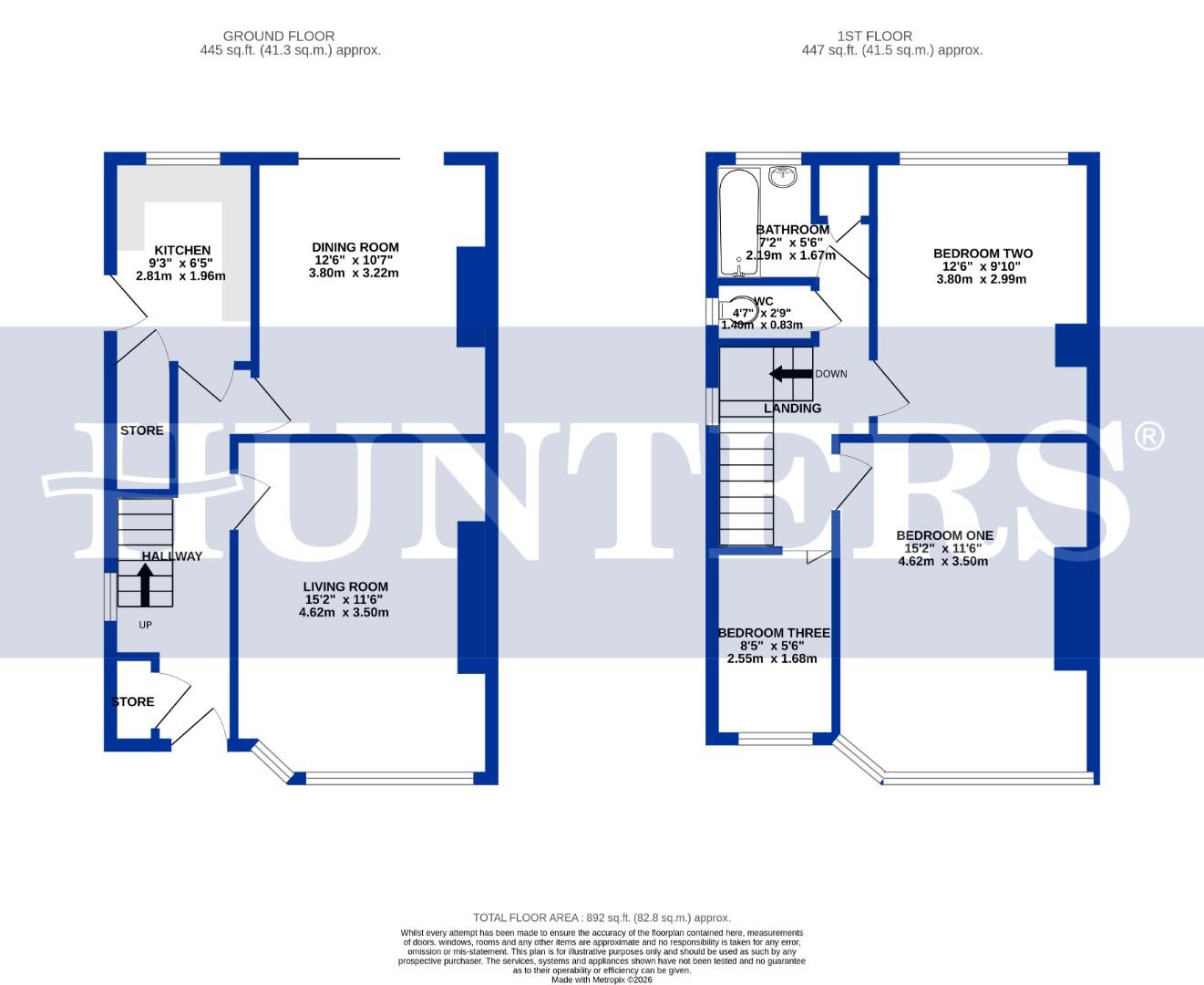 1, Chatsworth Drive, Pudsey floorplan