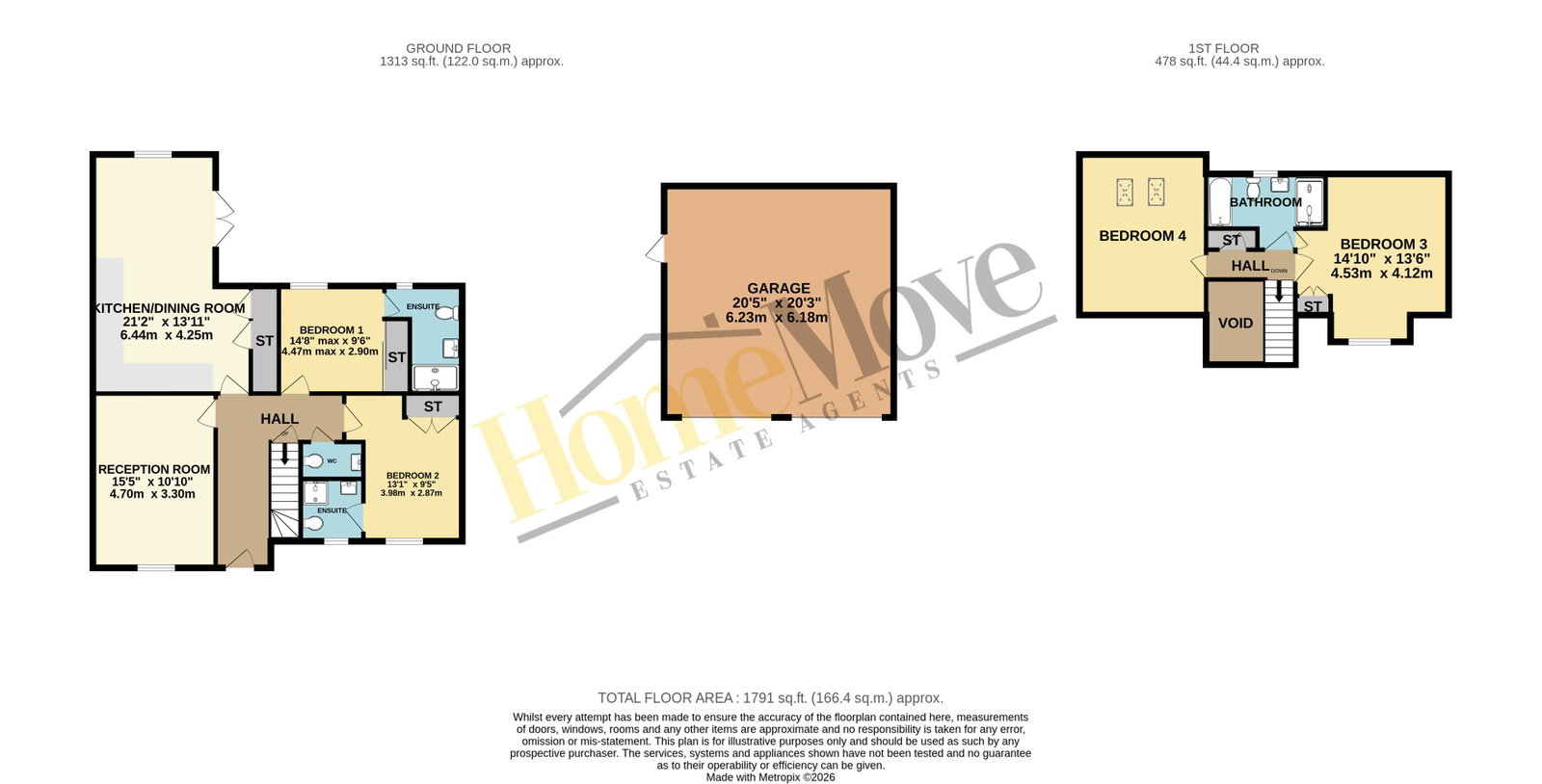 1, Oval Way, Melton mowbray floorplan