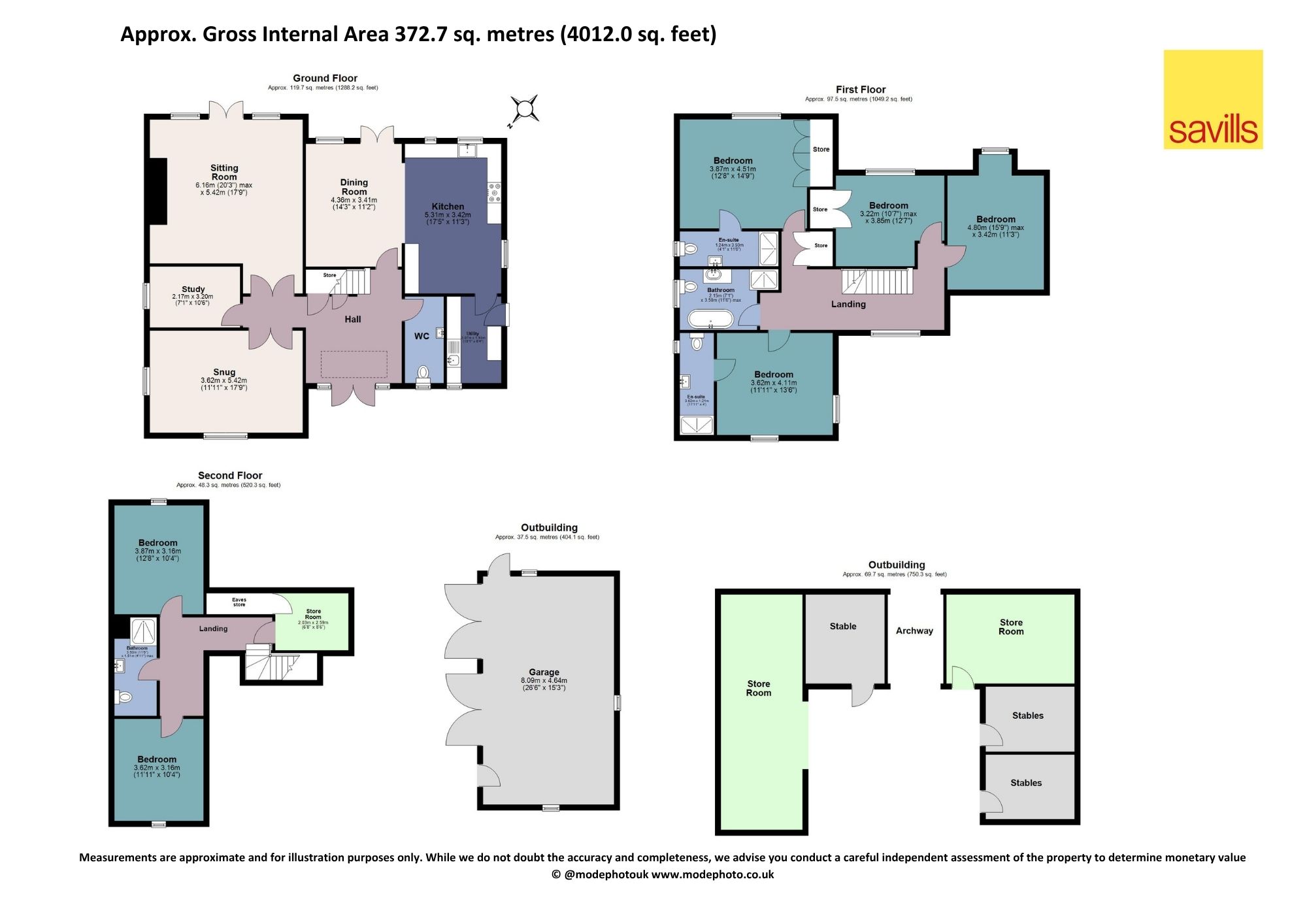 The Oaks,, The Street, Woodbridge floorplan