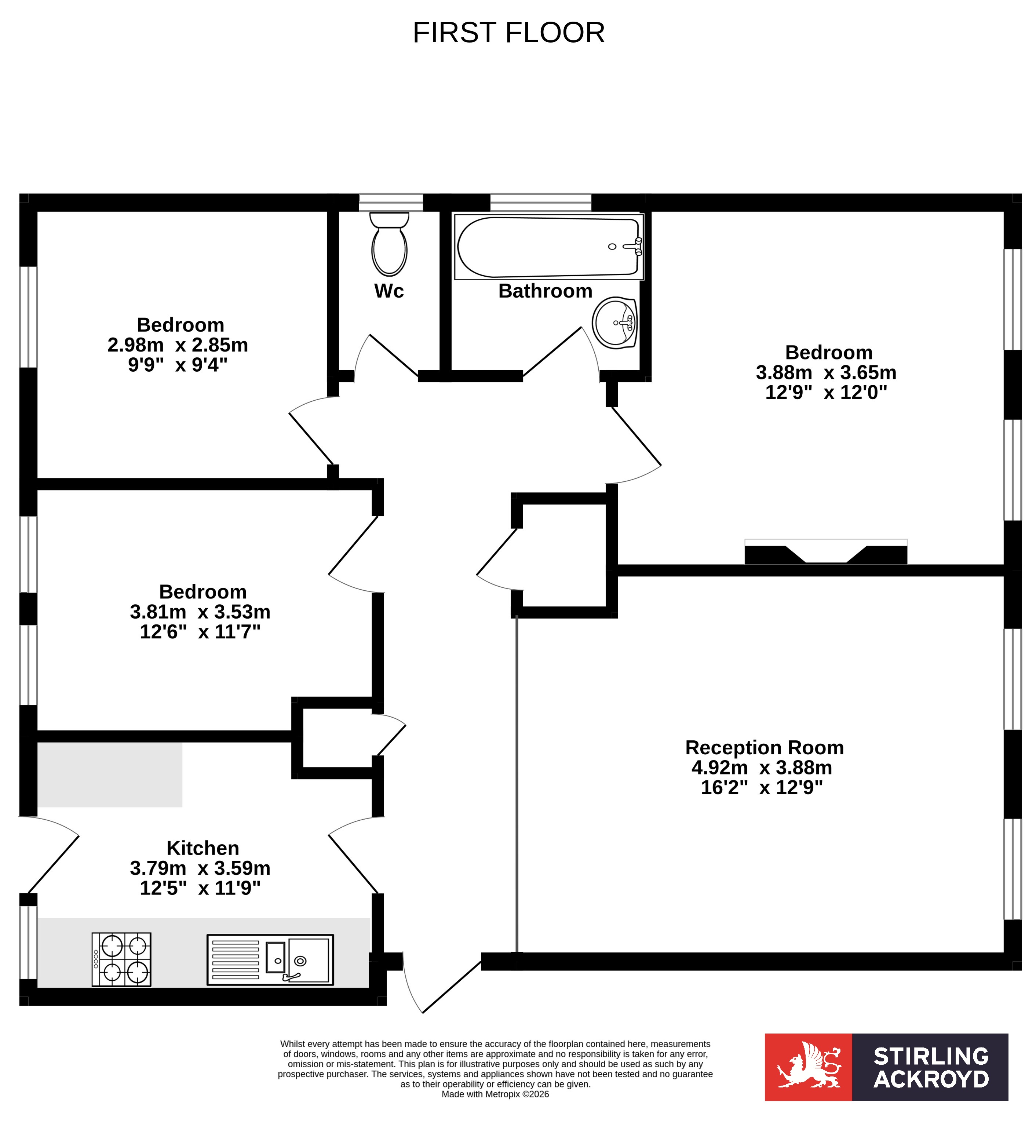 25, Burlington Lane, London floorplan