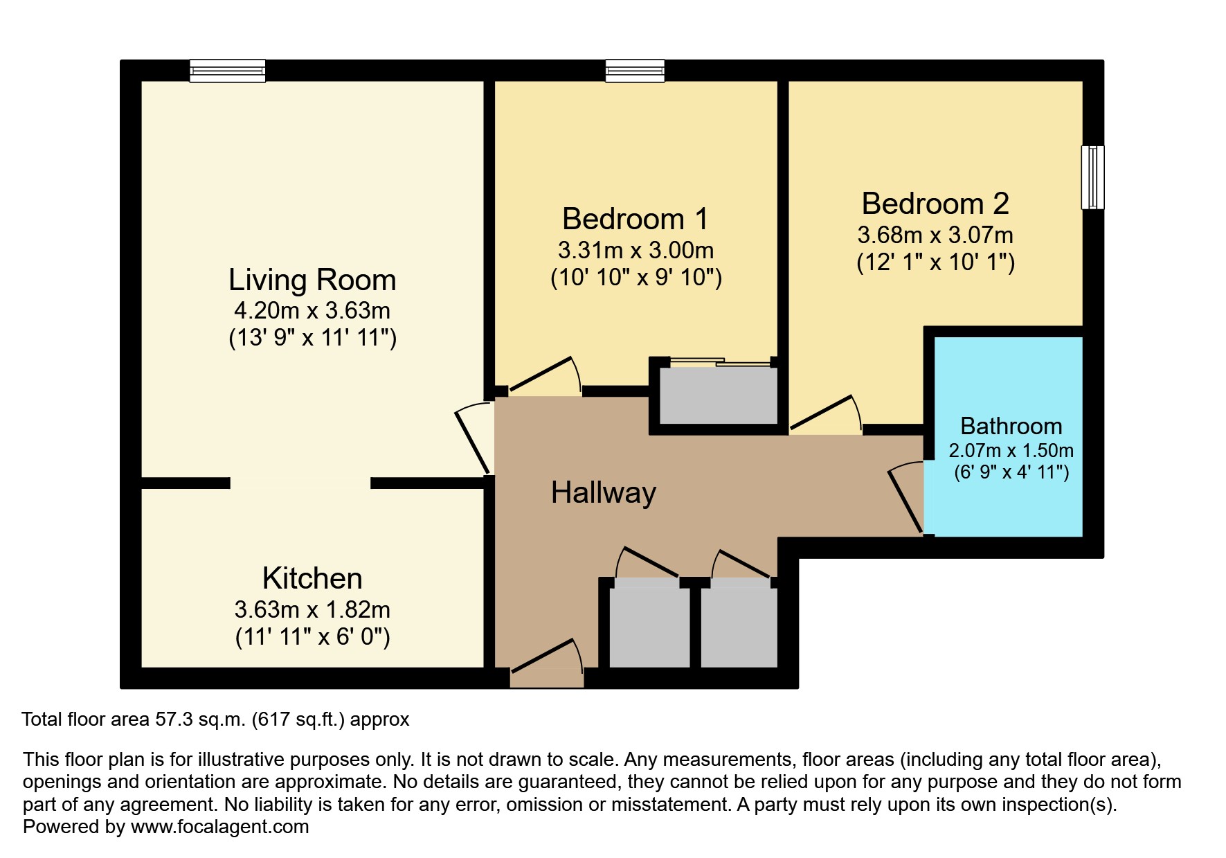 49, Gibson Court, Romford floorplan