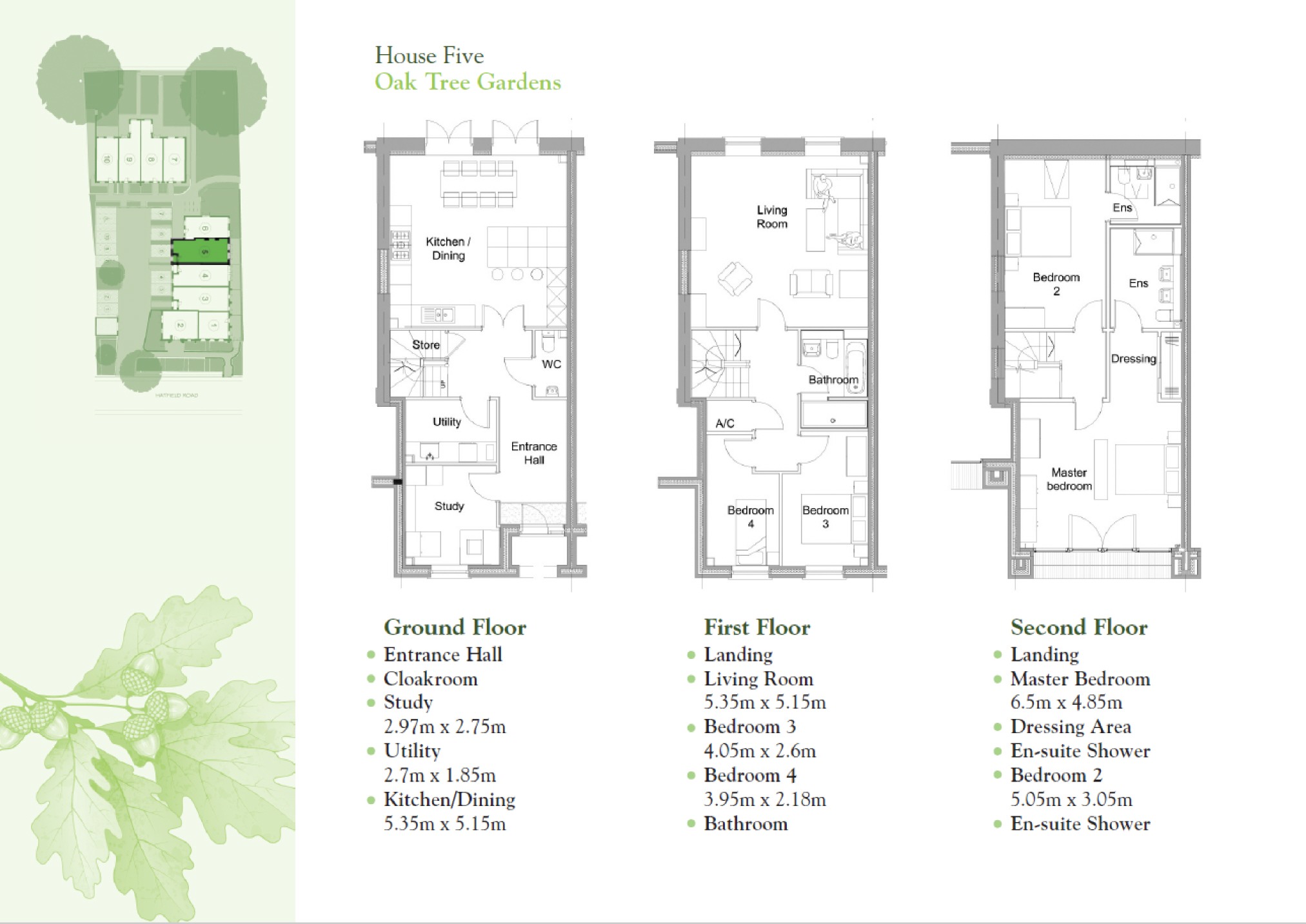 4 Bedrooms Town house for sale in Oak Tree Gardens, St Albans, Hertfordshire AL1