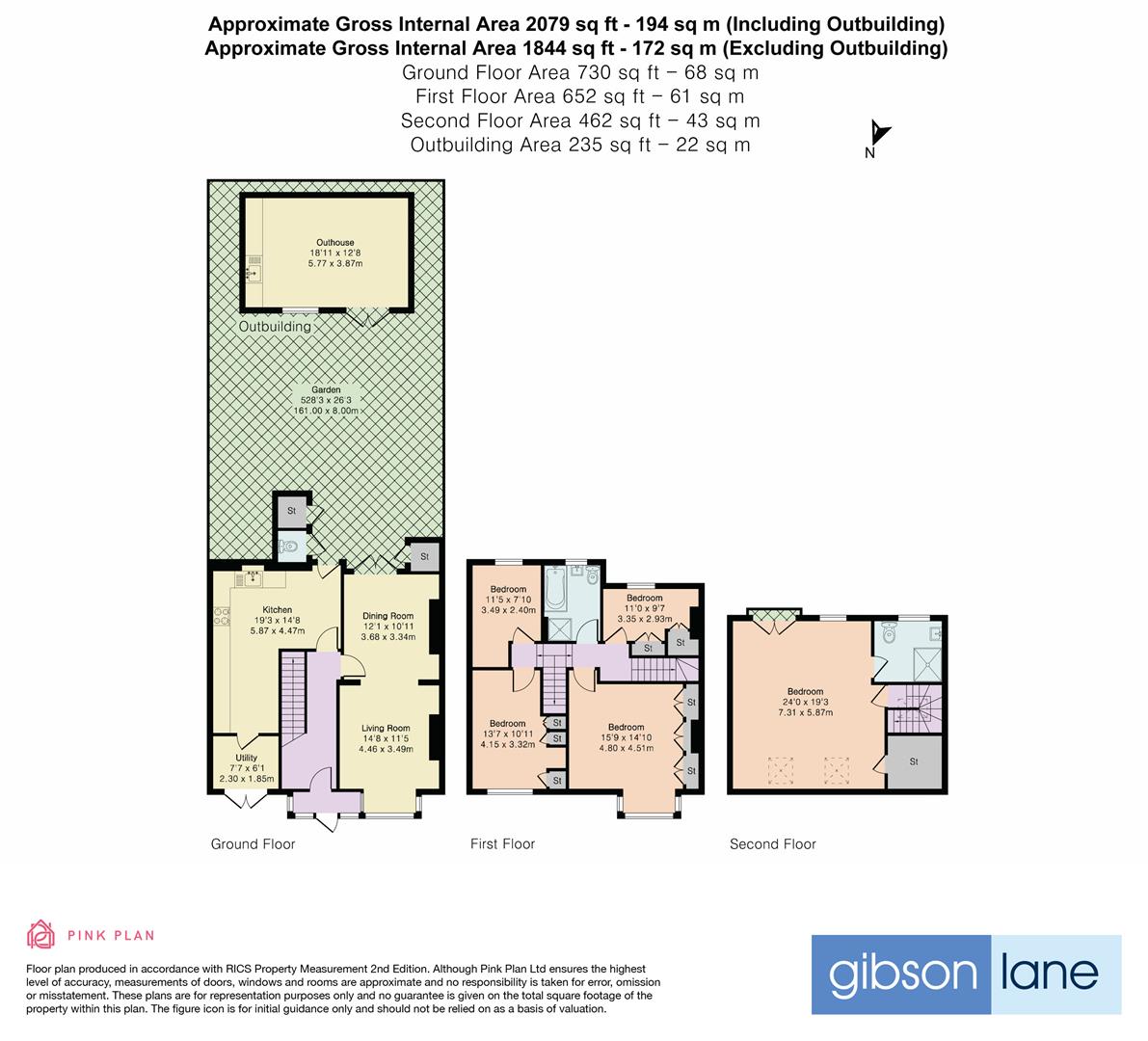 66, Clarence Avenue, New Malden floorplan