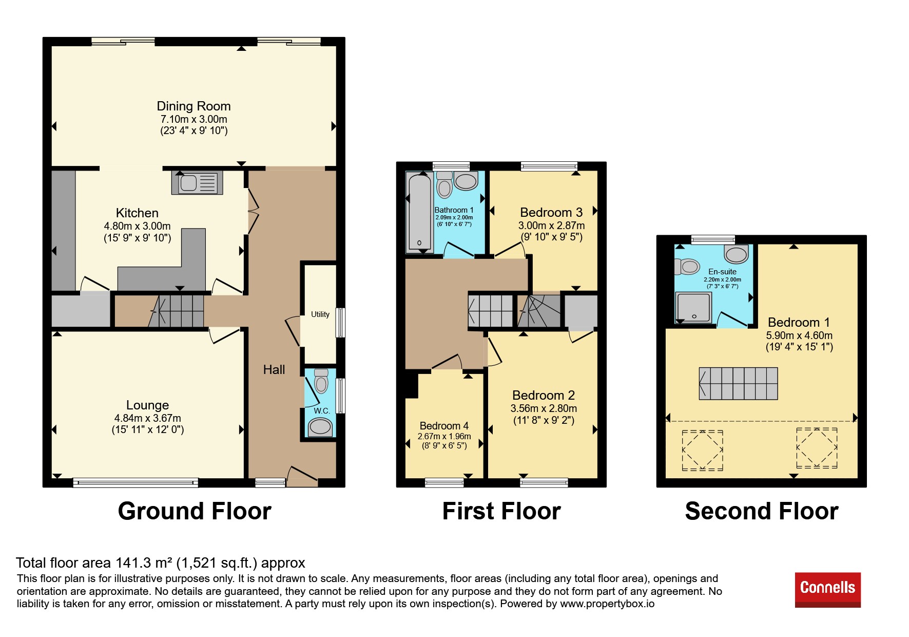 75, Lemonfield Drive, WATFORD floorplan