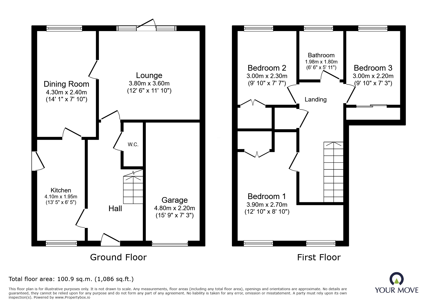 11, Taverner Way, Sheffield floorplan