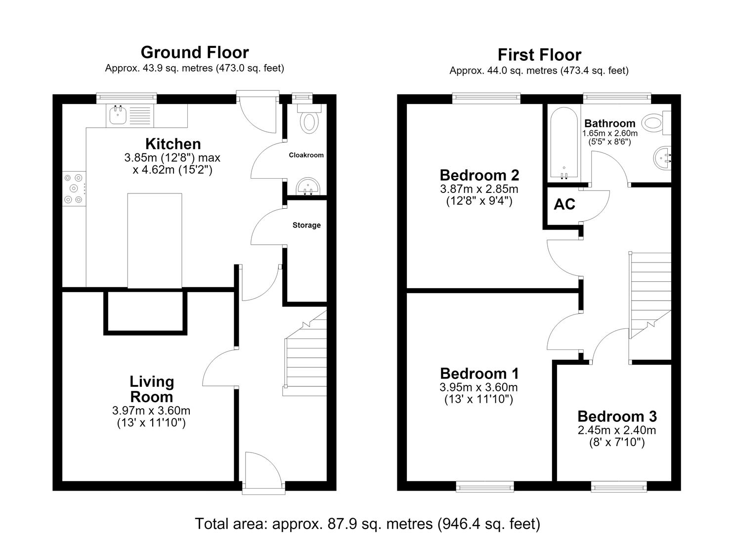 40, Ger Y Gwendraeth, Kidwelly floorplan