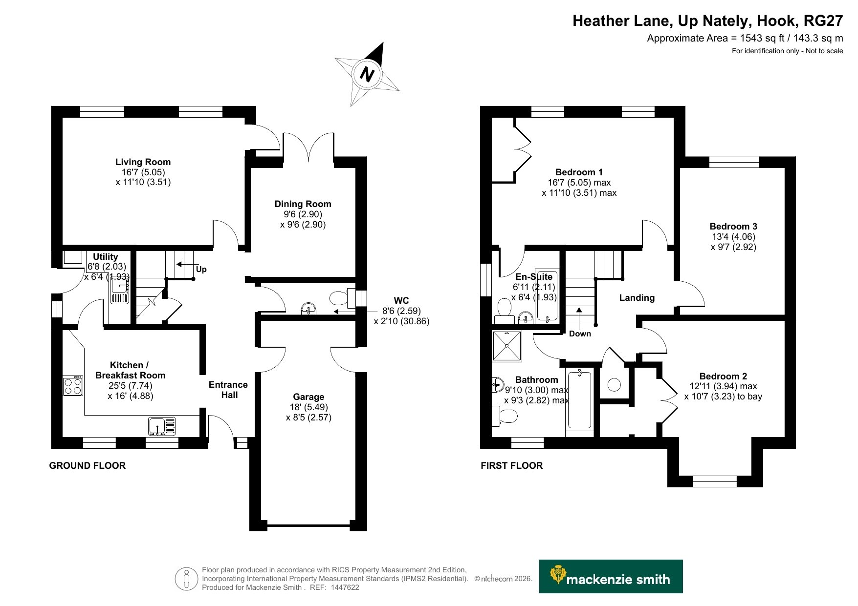 1 Canalside,, Heather Lane, Hook floorplan