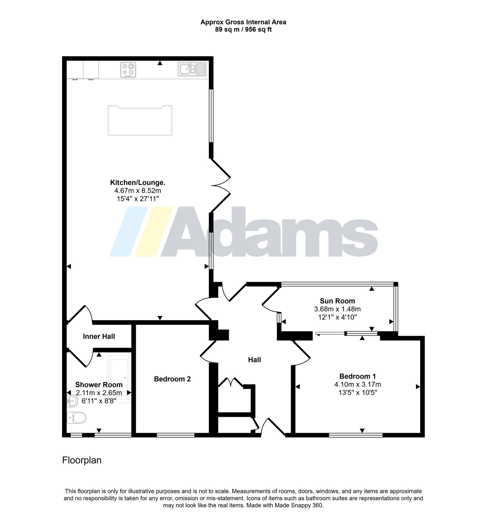 8, Chester Close, Runcorn floorplan
