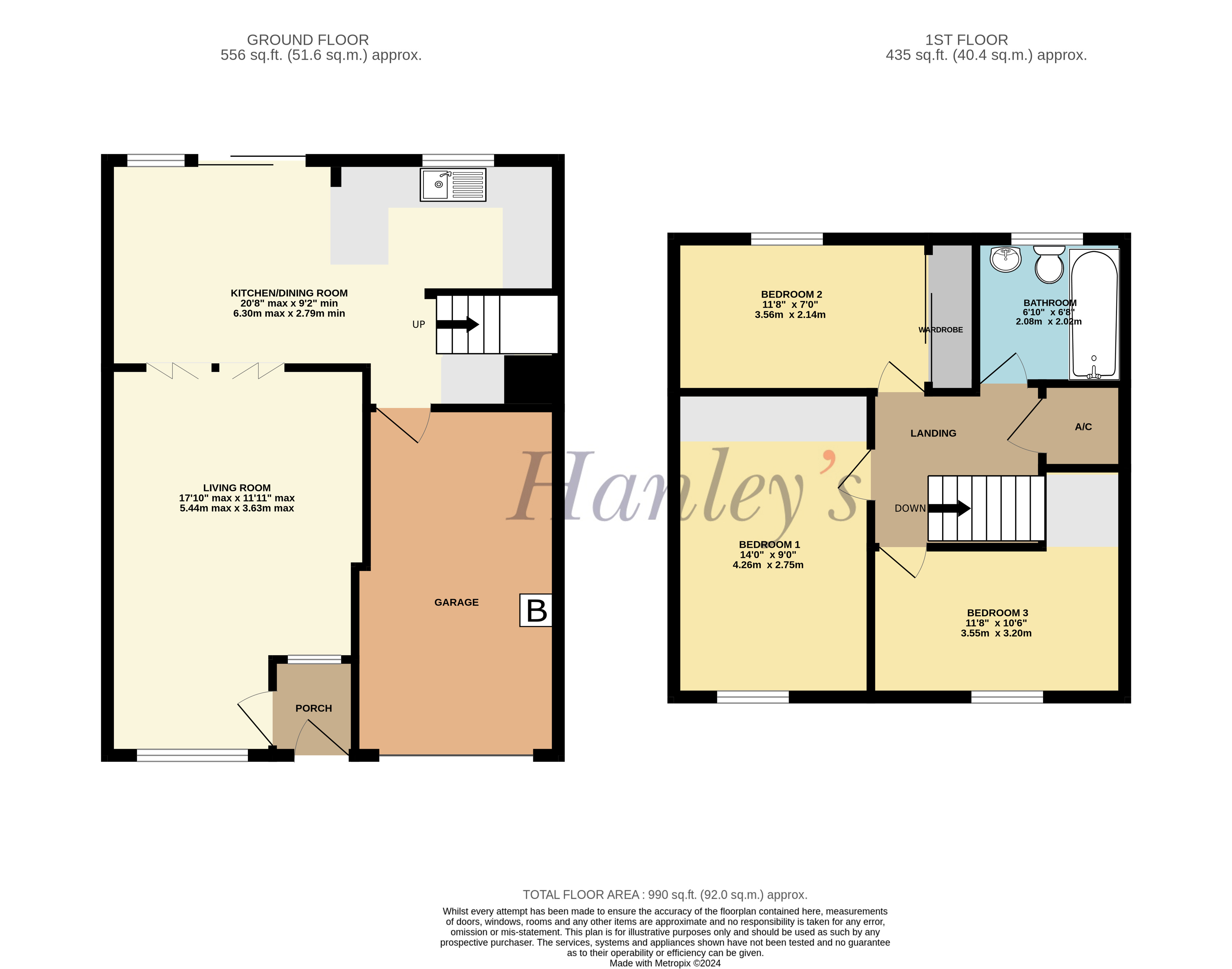 120, Knowlands, Highworth floorplan