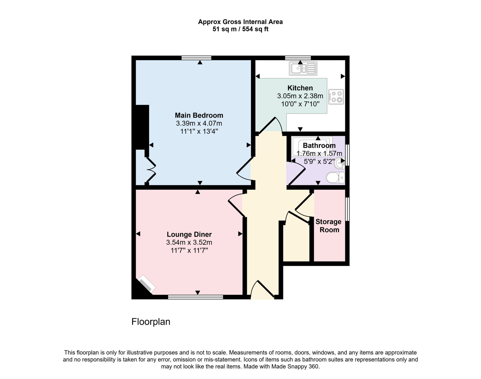 4, Ballater Avenue, Dumfries floorplan