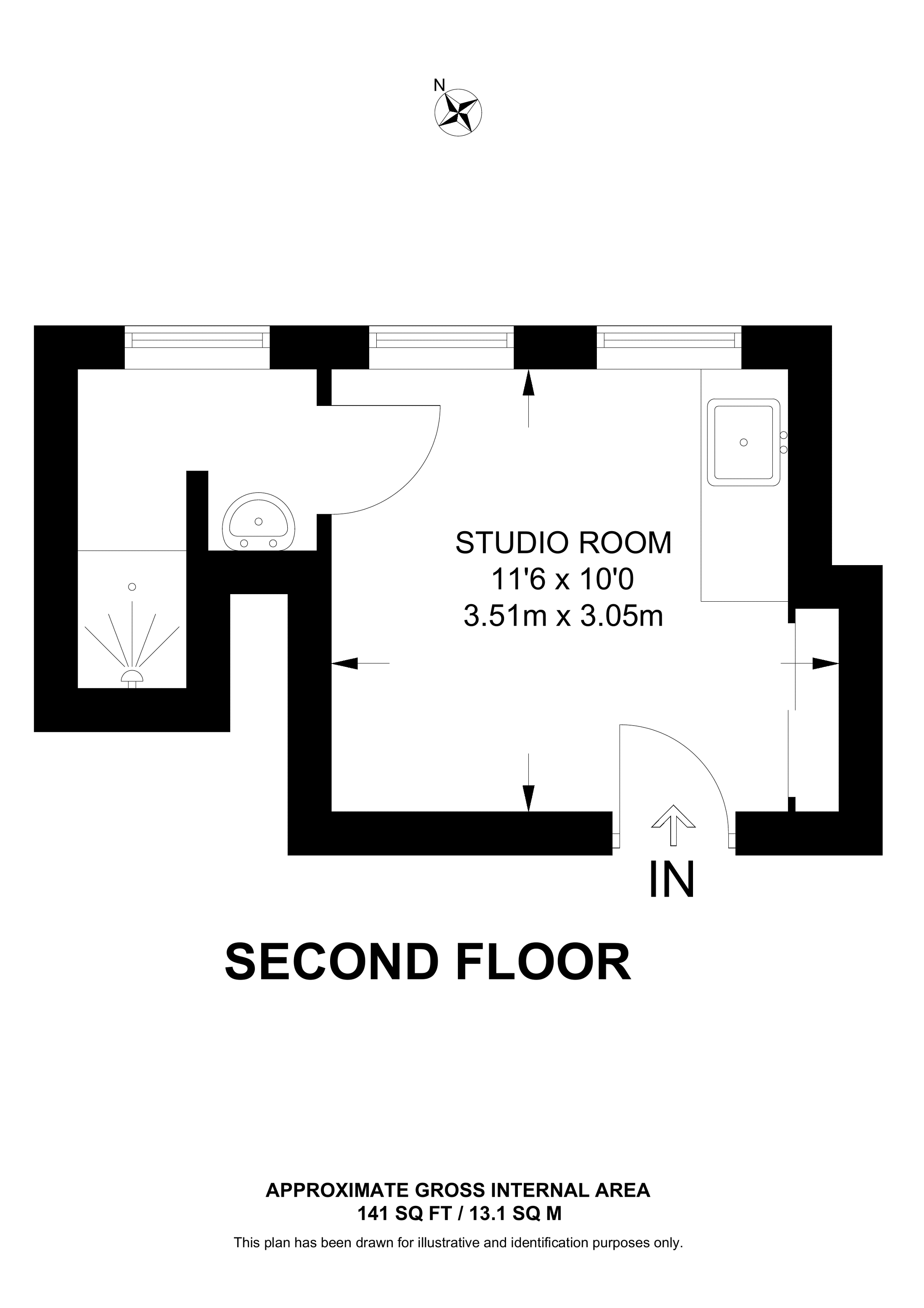 Tottenham Lane, Crouch End floorplan