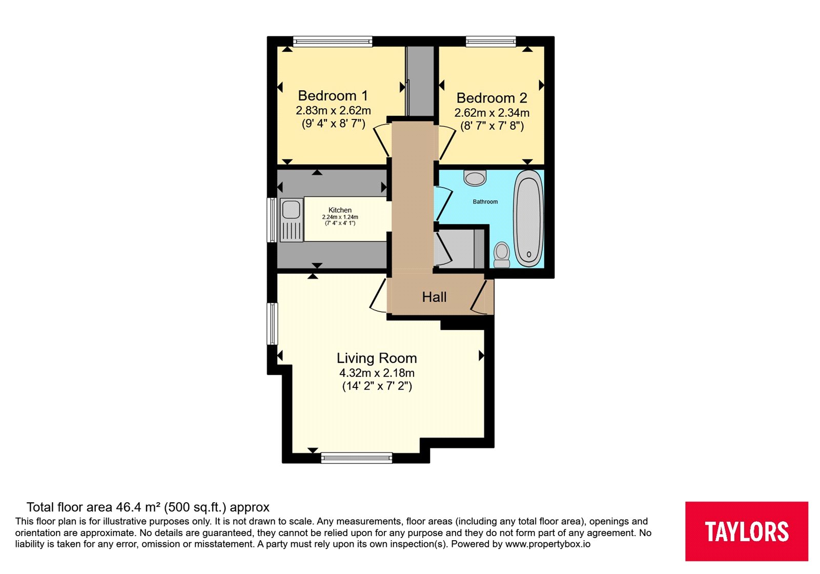 30B,, Milton Way, Dunstable floorplan