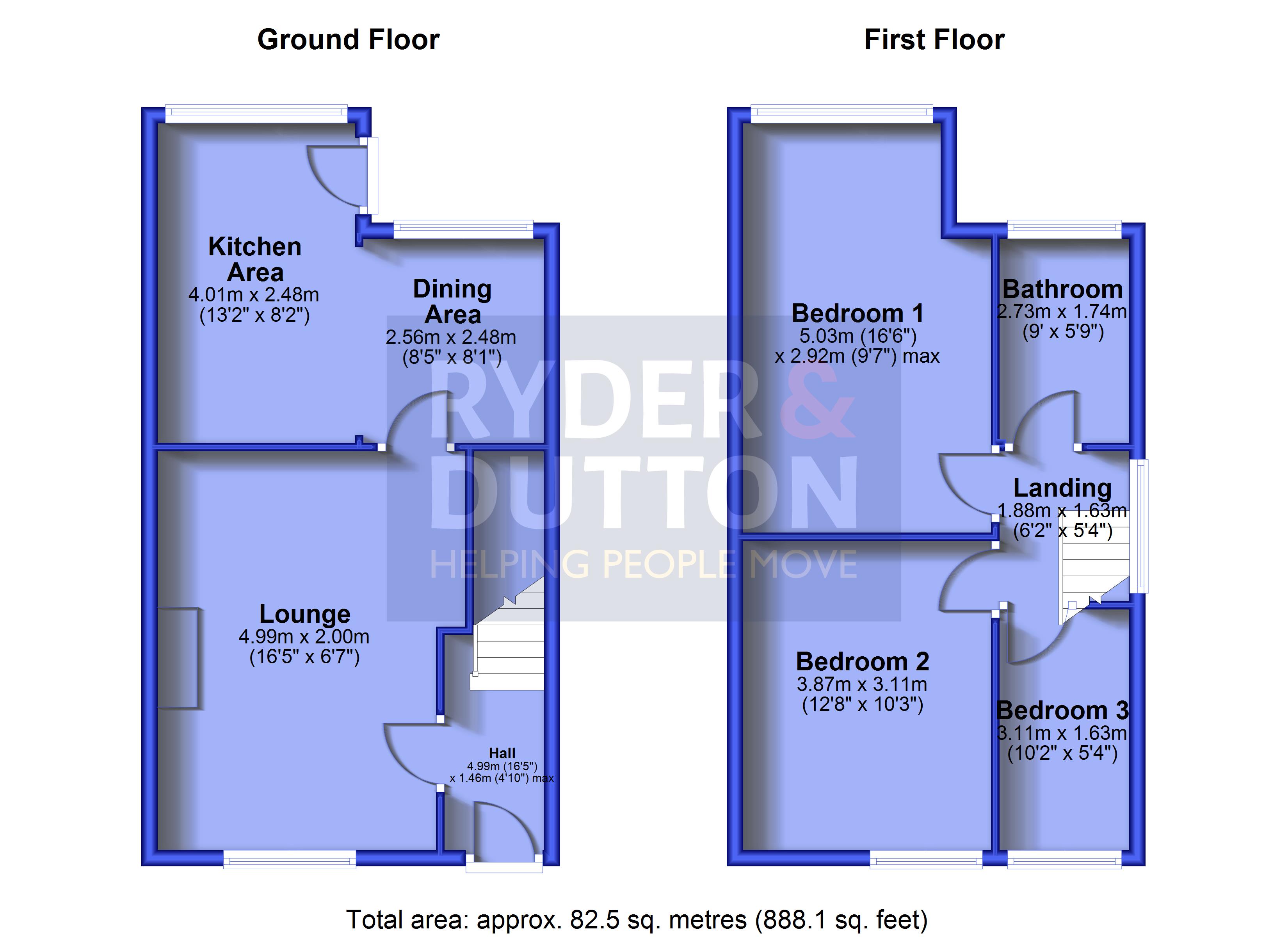 18, Glenavon Drive, Rochdale floorplan
