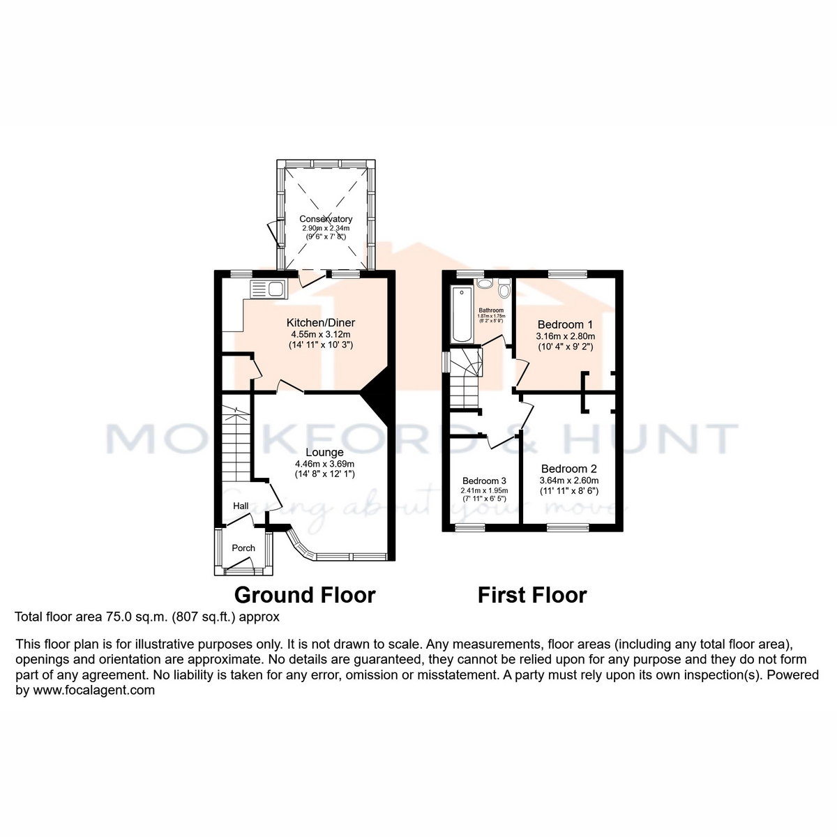 1, Birling Road, Ashford floorplan