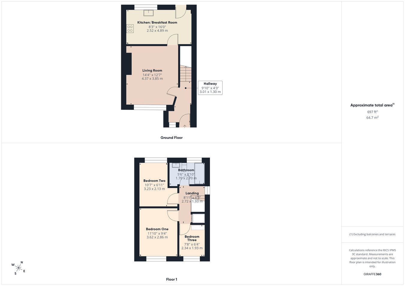 25, Crowther Close, Southampton floorplan