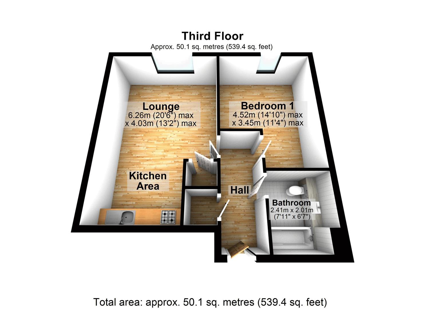 15, Smokehouse One Smiths Dock, North Shields floorplan