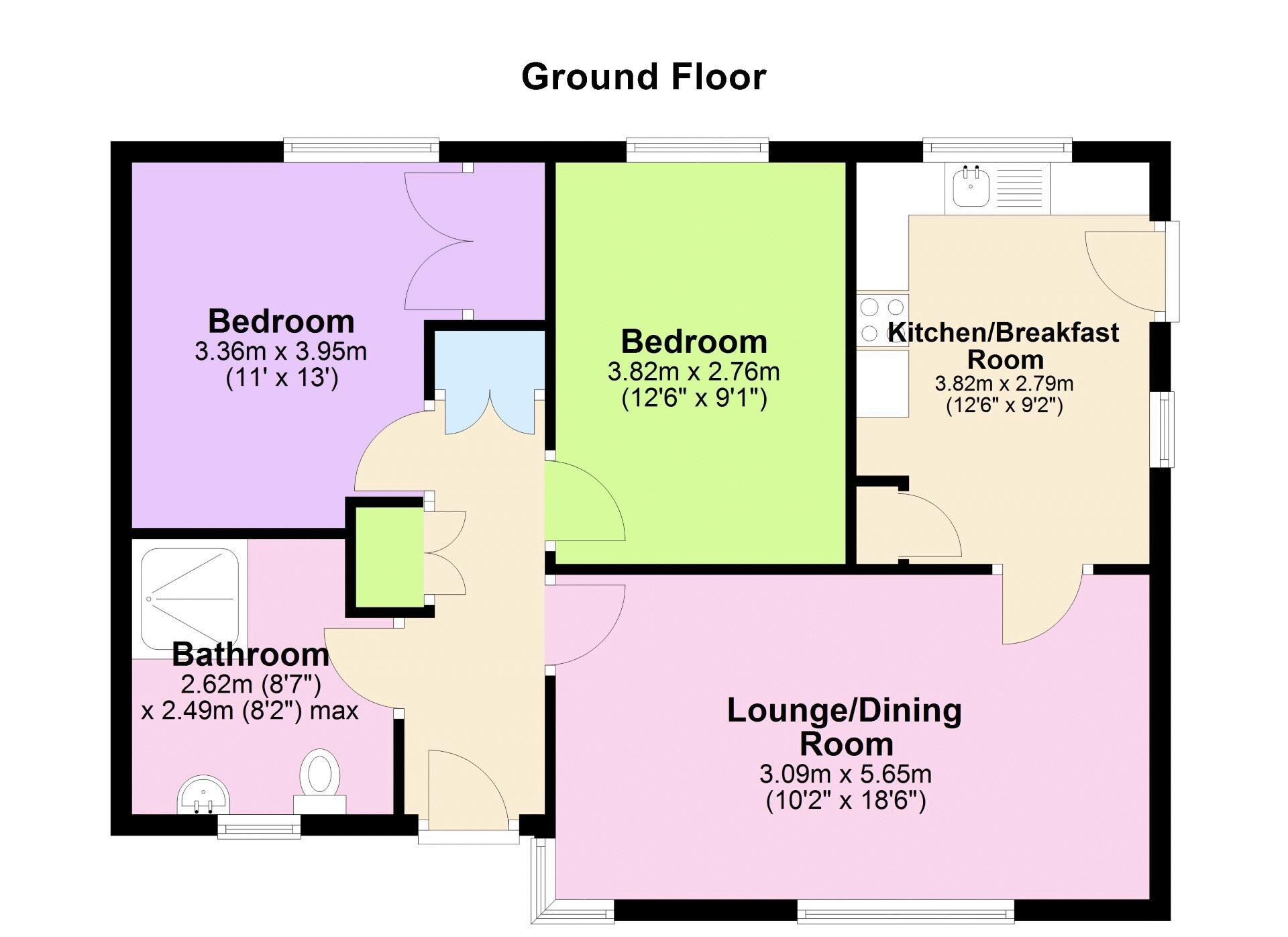 11, Treberth Drive, Newport floorplan