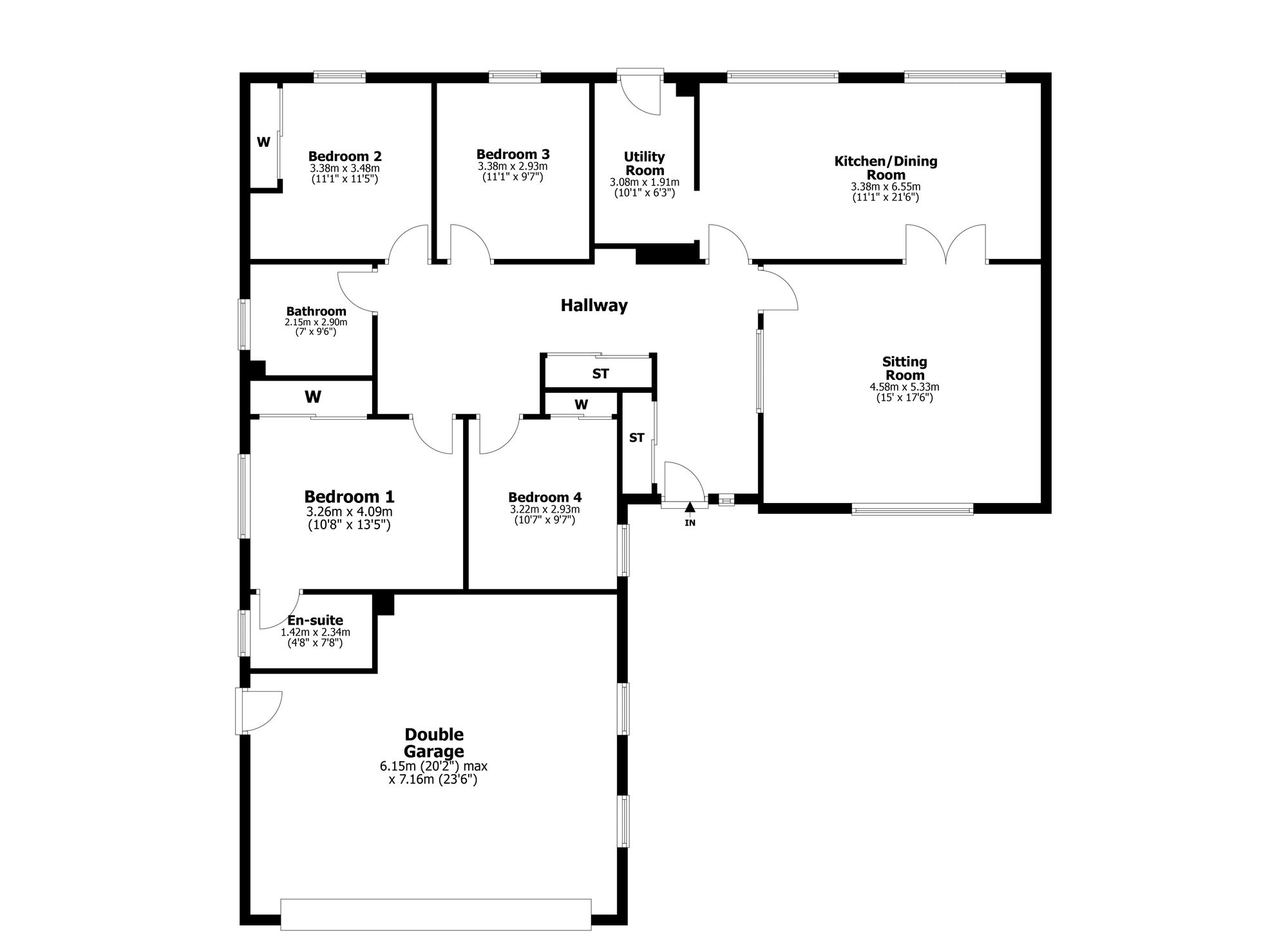 24 The Grange, Falkirk floorplan