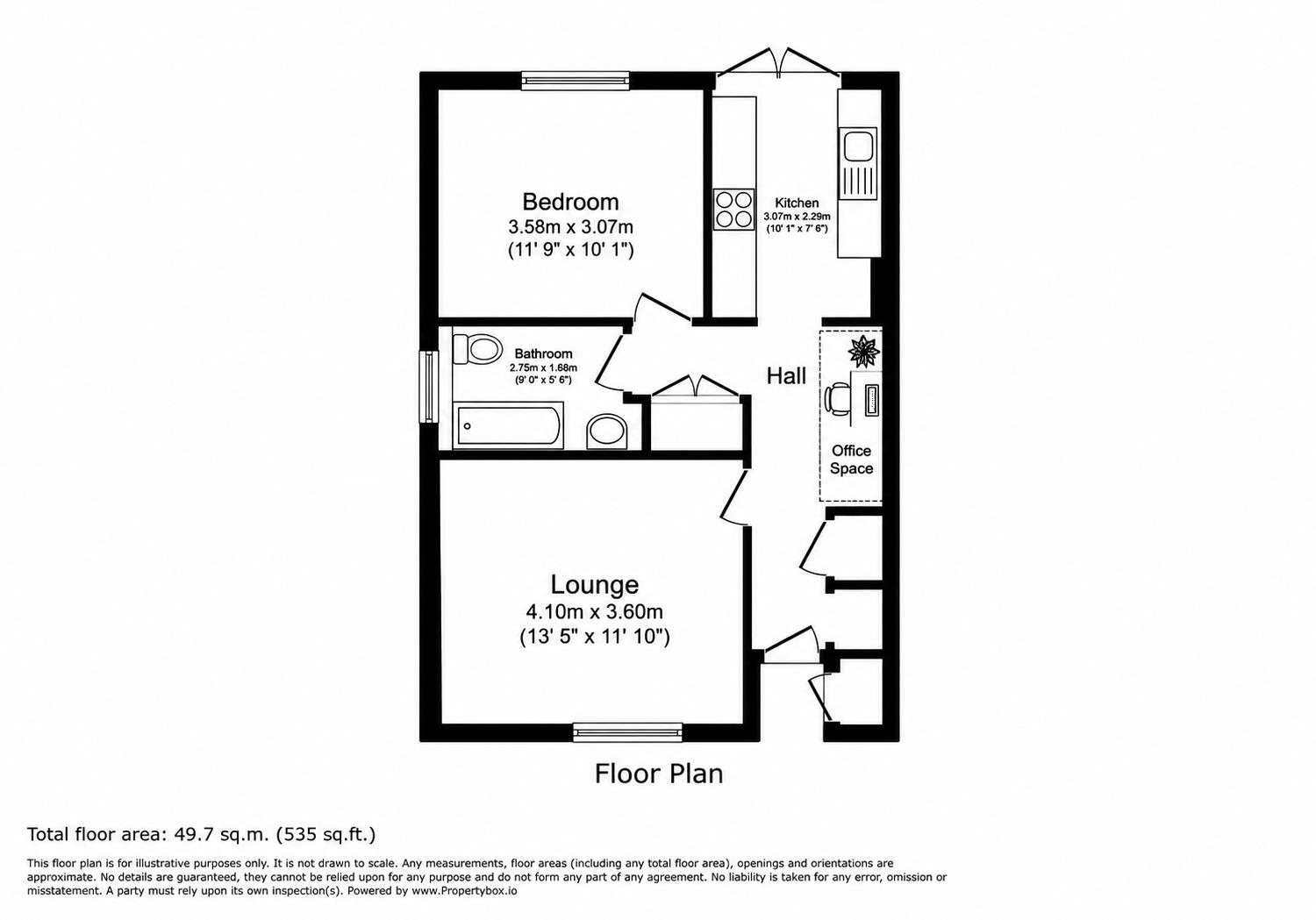 8, Springfield Gardens, Worthing floorplan