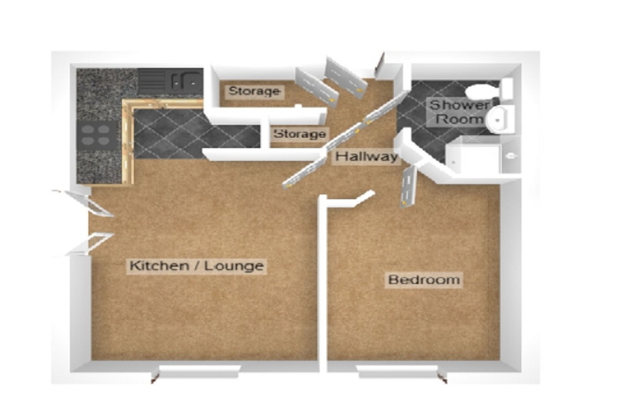 267 Longacres, Bridgend floorplan