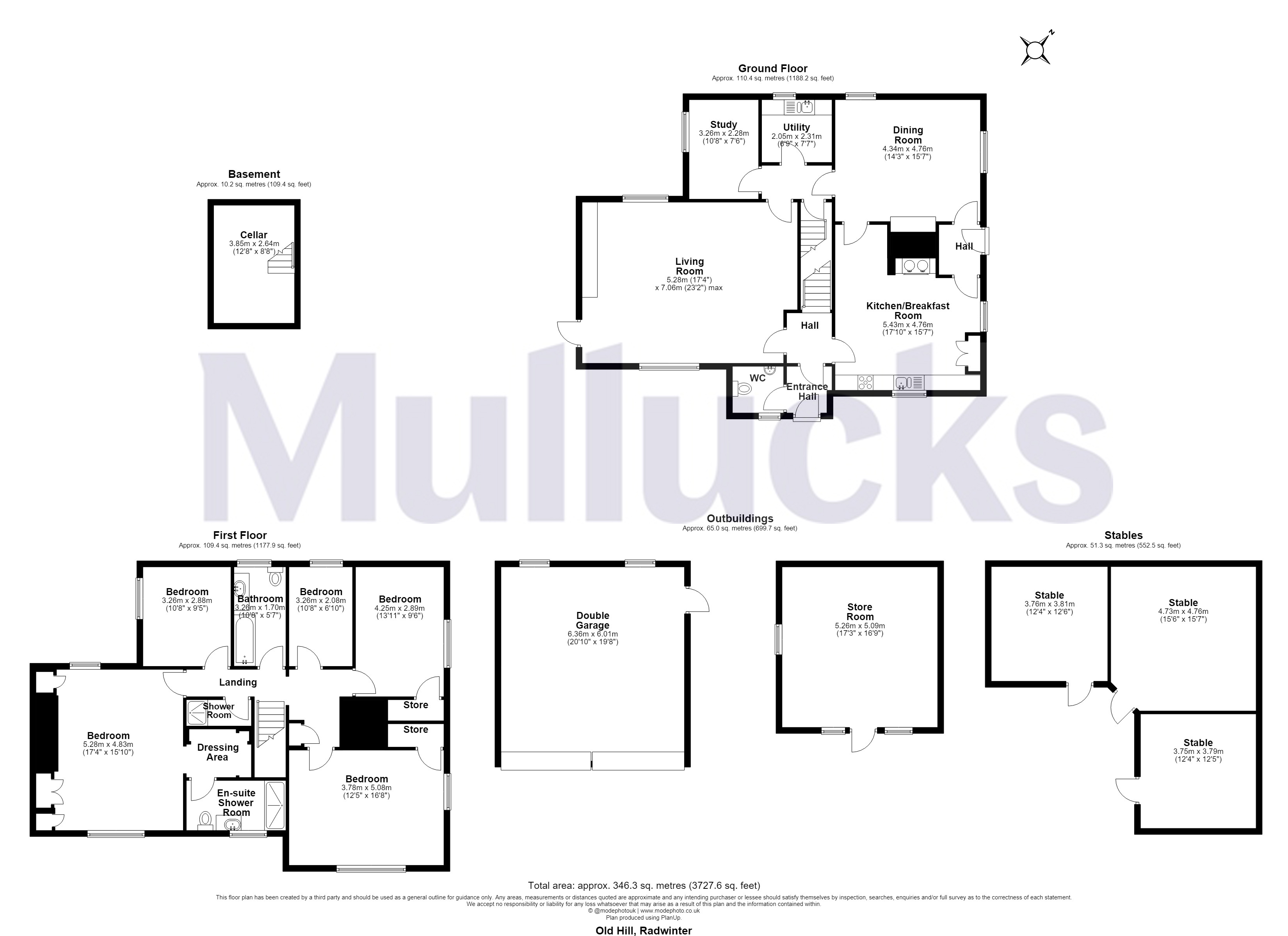 Old Hill,, Sampford Road, Nr Saffron Walden floorplan