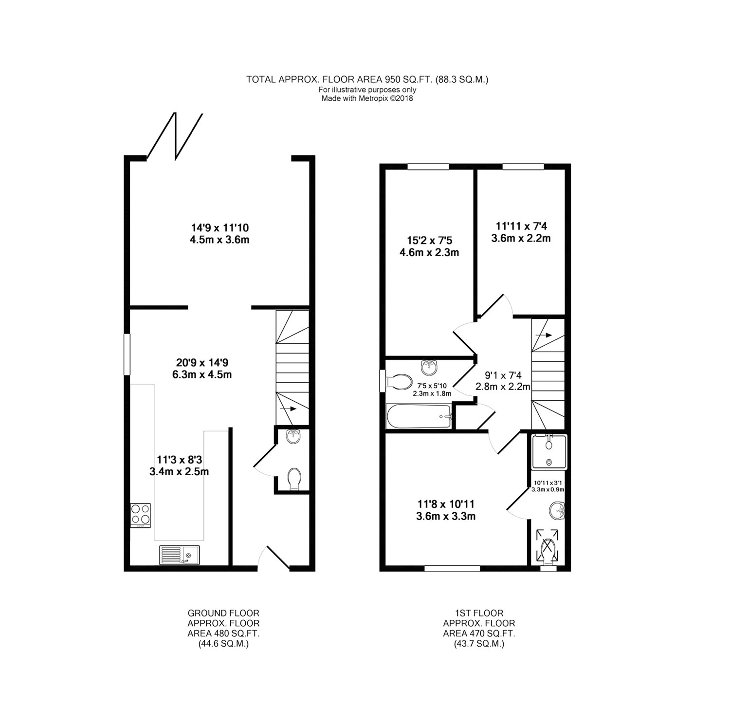 4, Yew Tree Place, Bristol floorplan