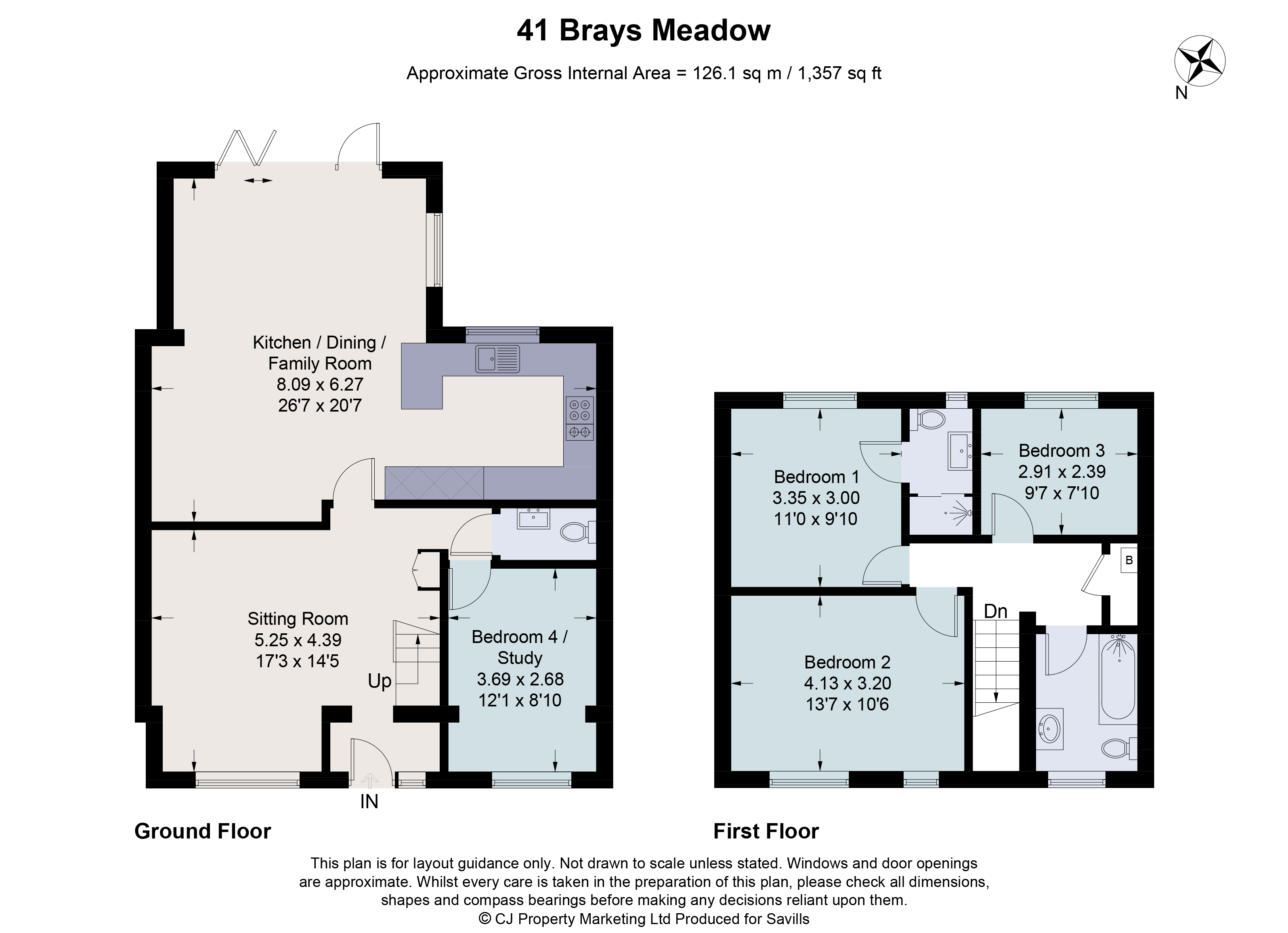 41, Brays Meadow, Amersham floorplan