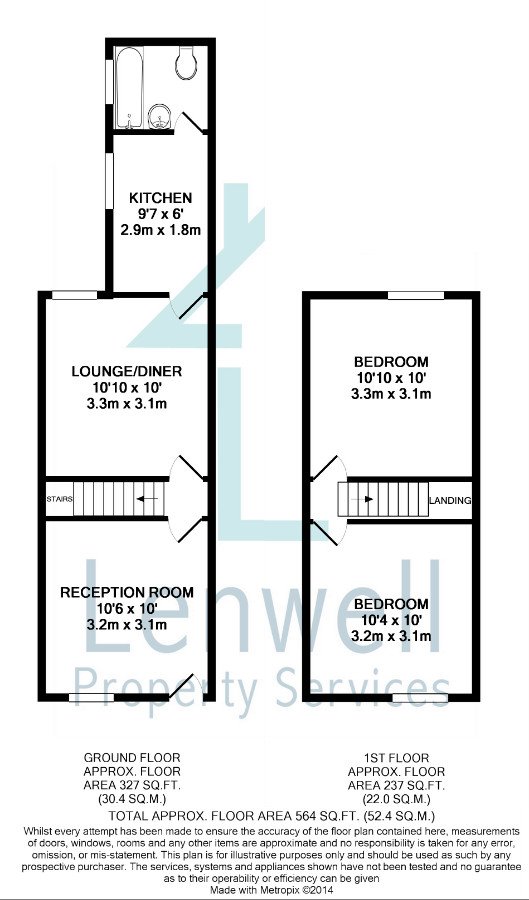 2 Bedrooms  to rent in Cowper Street, Luton LU1
