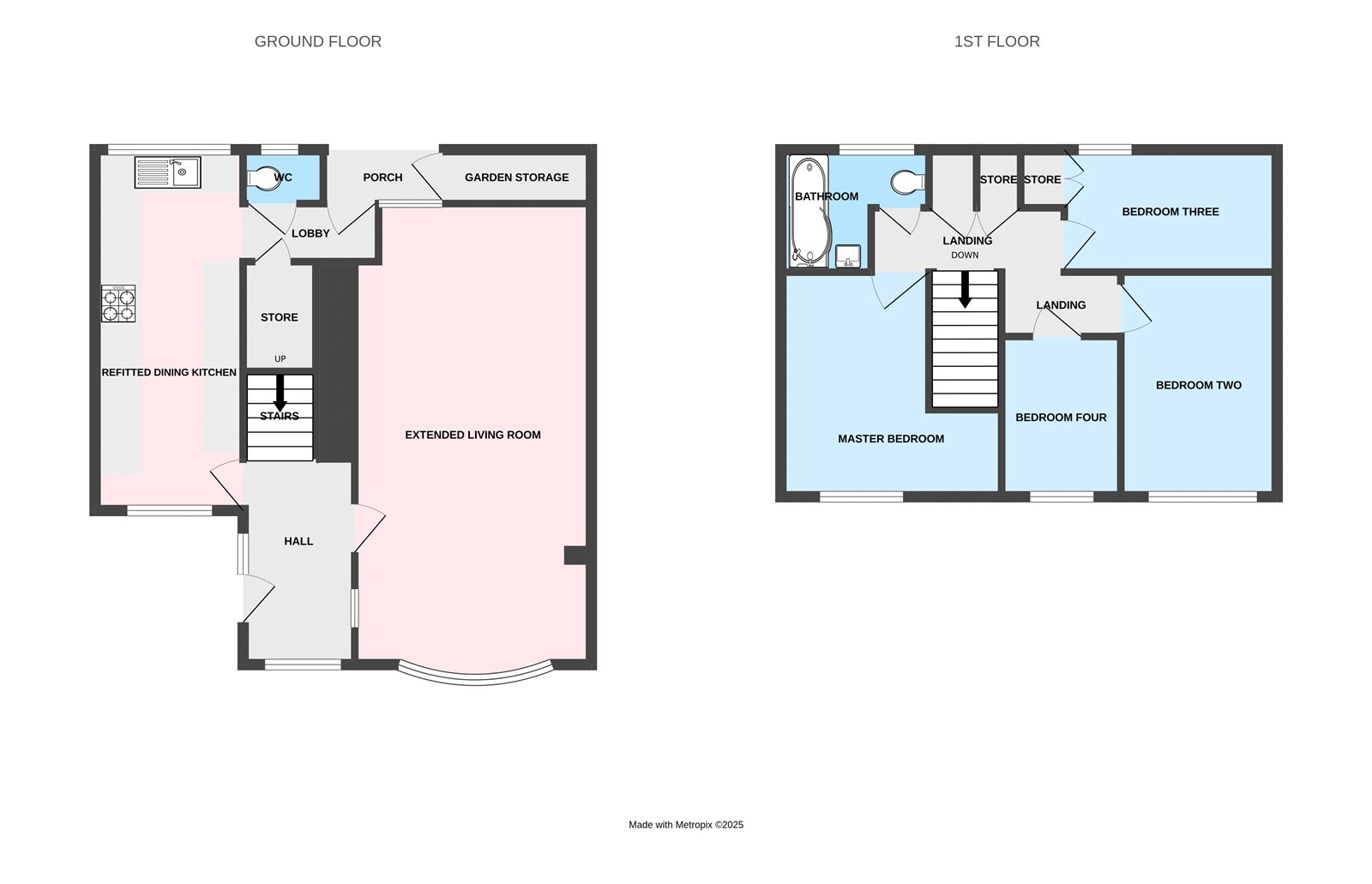 36, Gorse Road, Wolverhampton floorplan