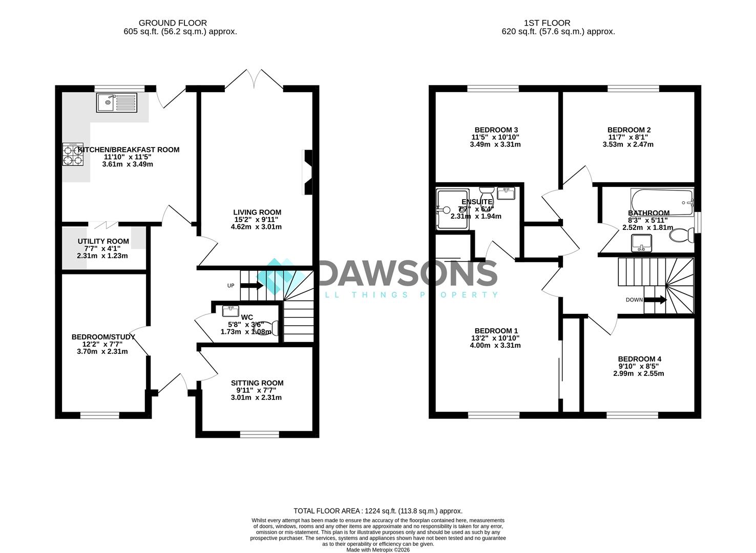 40, Llys Llwyfen, Swansea floorplan