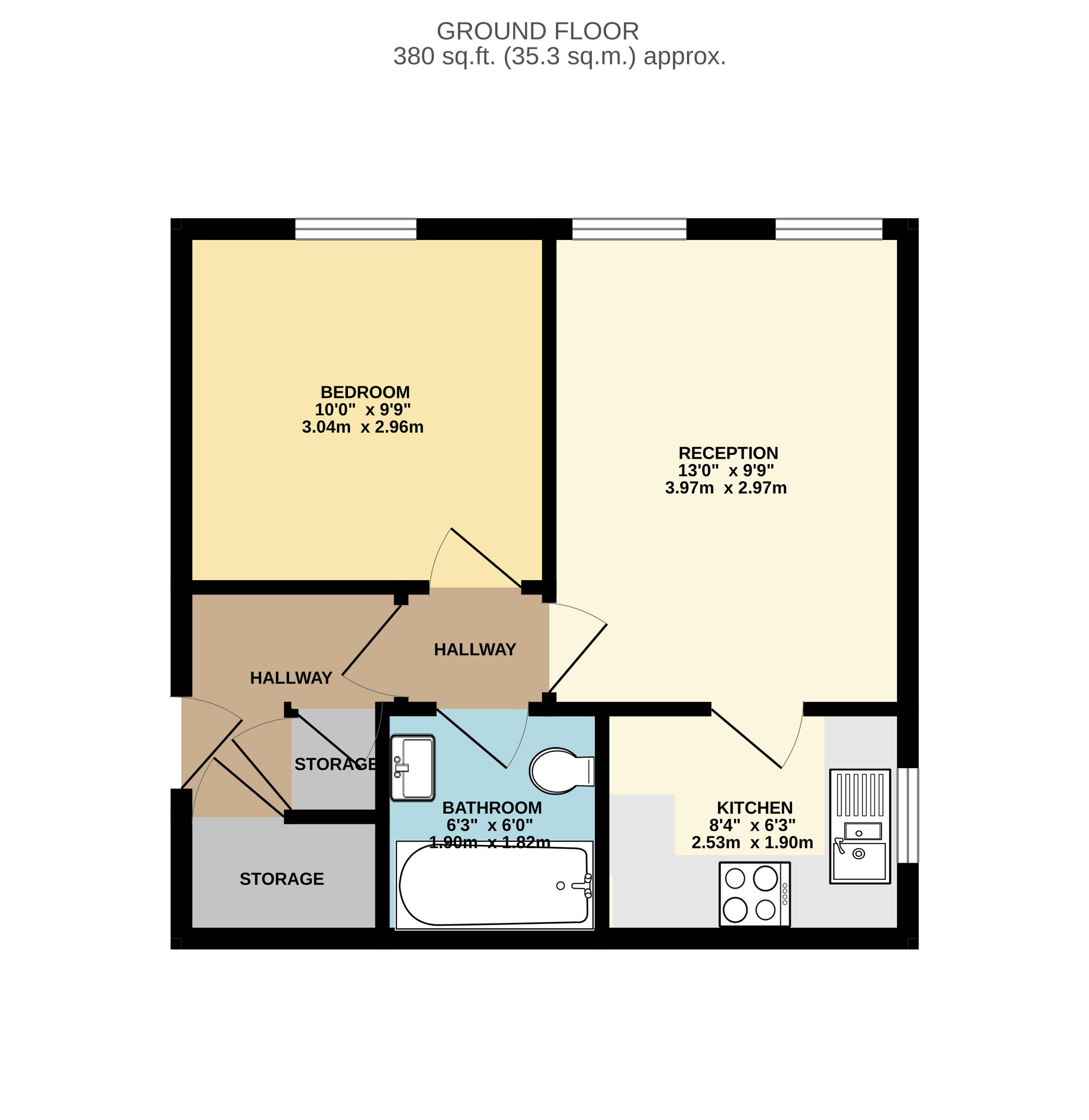 Flat 3, Longford Court, London Road, Sevenoaks floorplan
