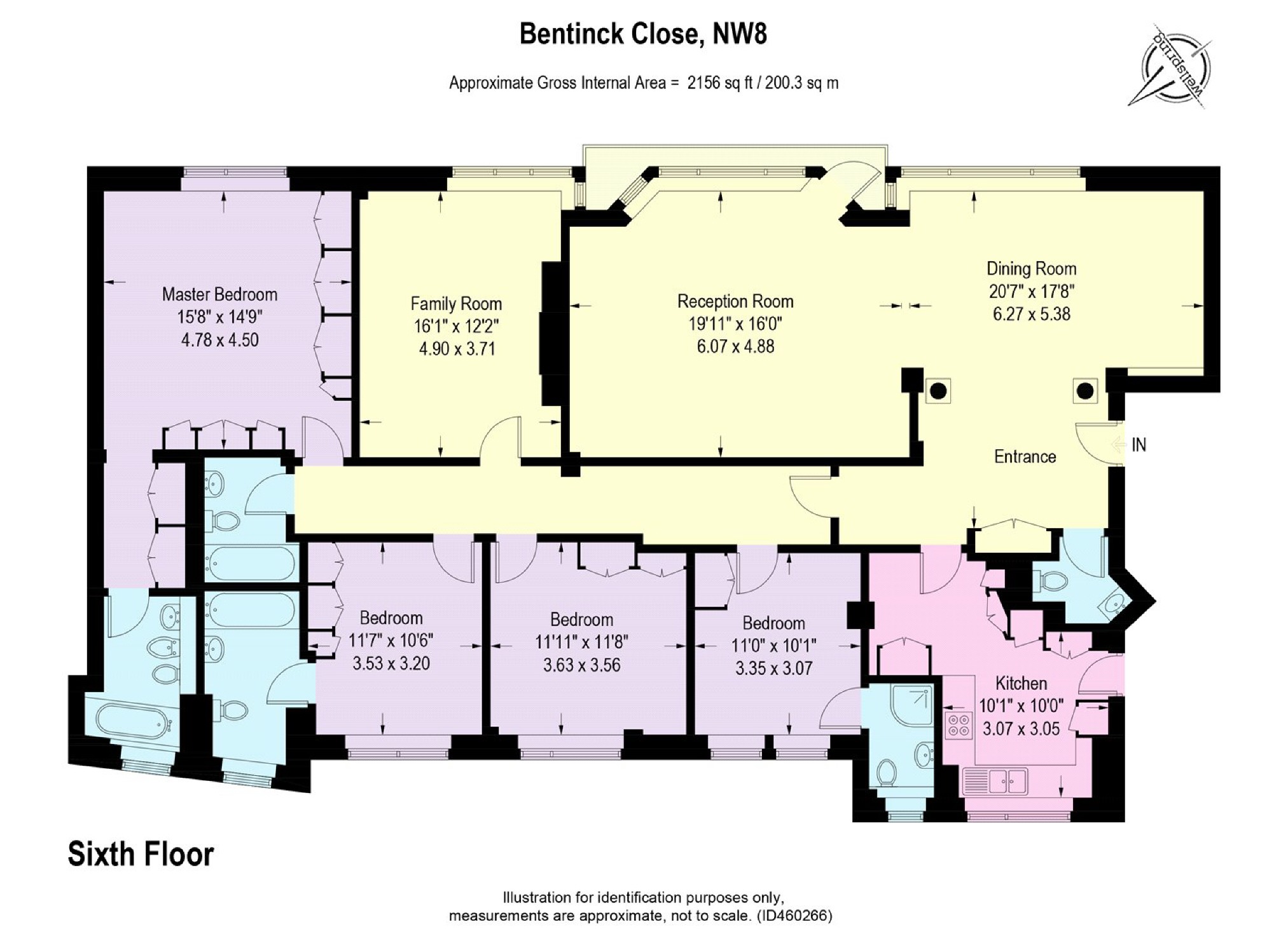 5 Bedrooms Flat for sale in Bentinck Close, London NW8