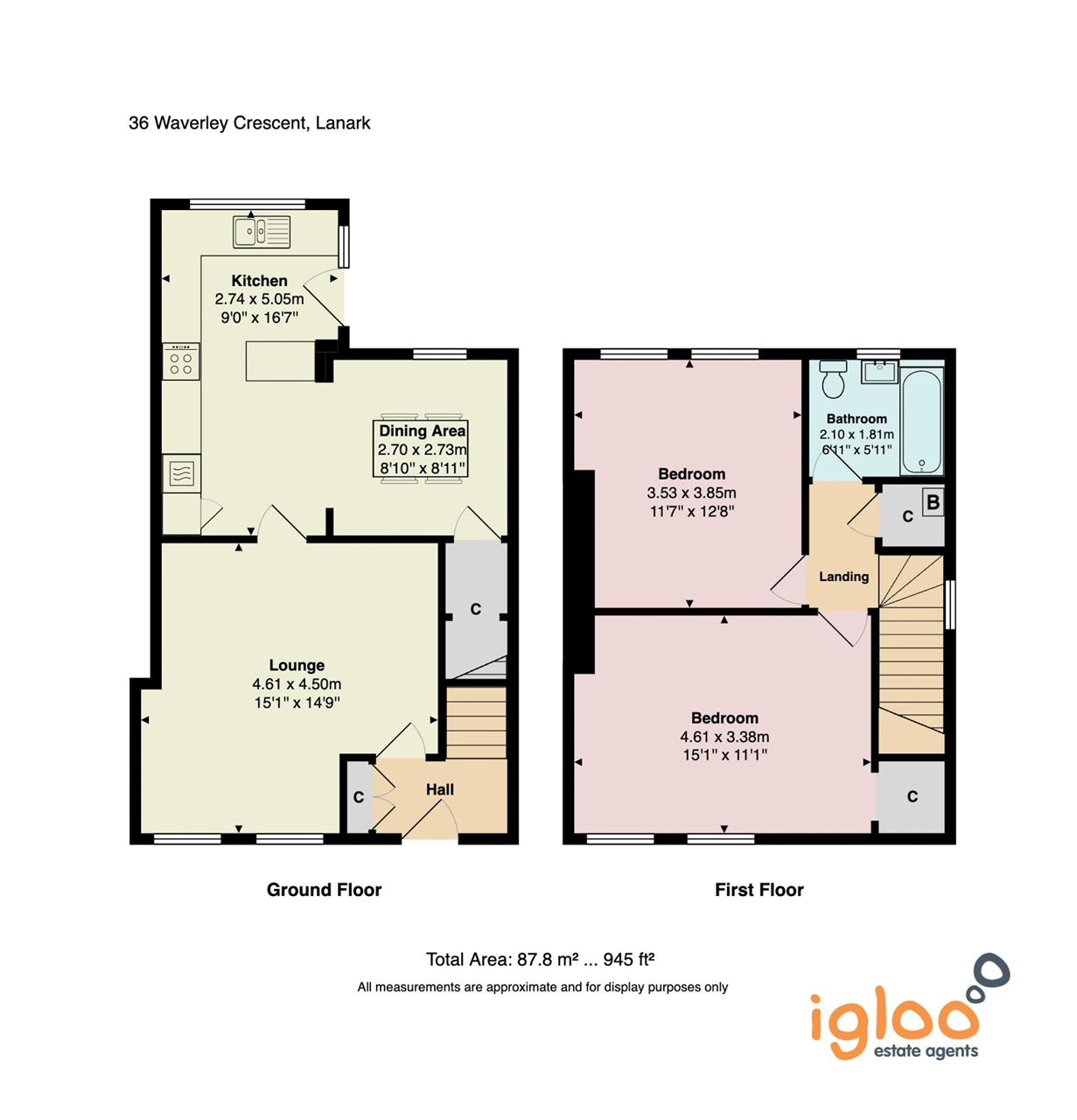 36, Waverley Crescent, Lanark floorplan
