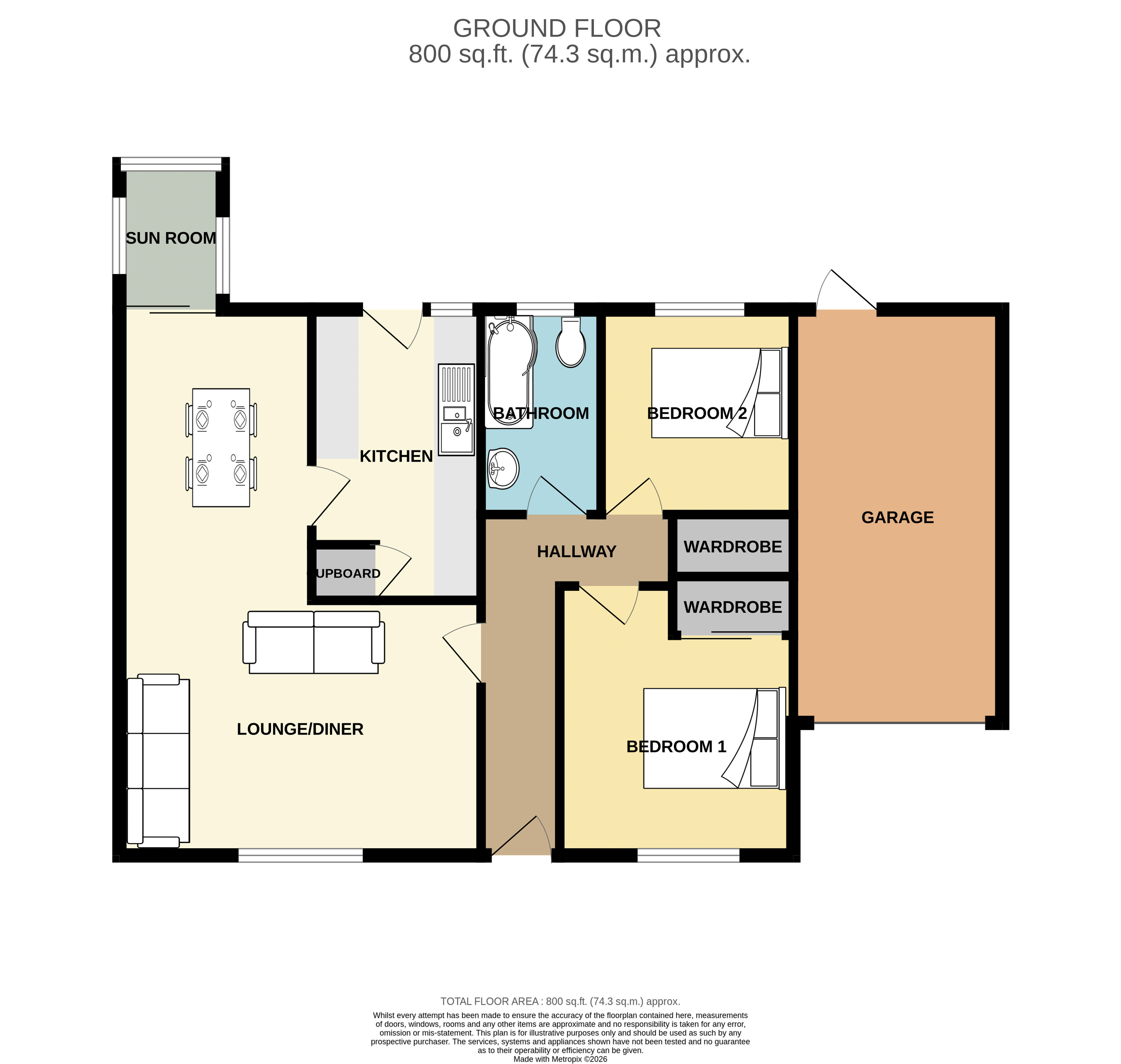 81, Treloweth Way, Redruth floorplan