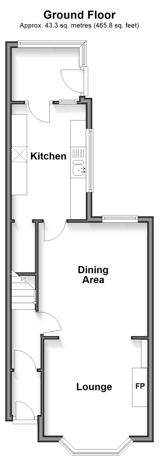 Kitchener Road, Dover floorplan