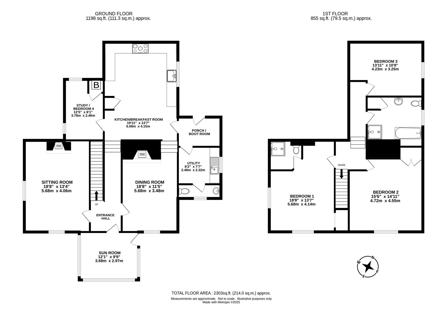 Colvase Farmhouse, Looe floorplan