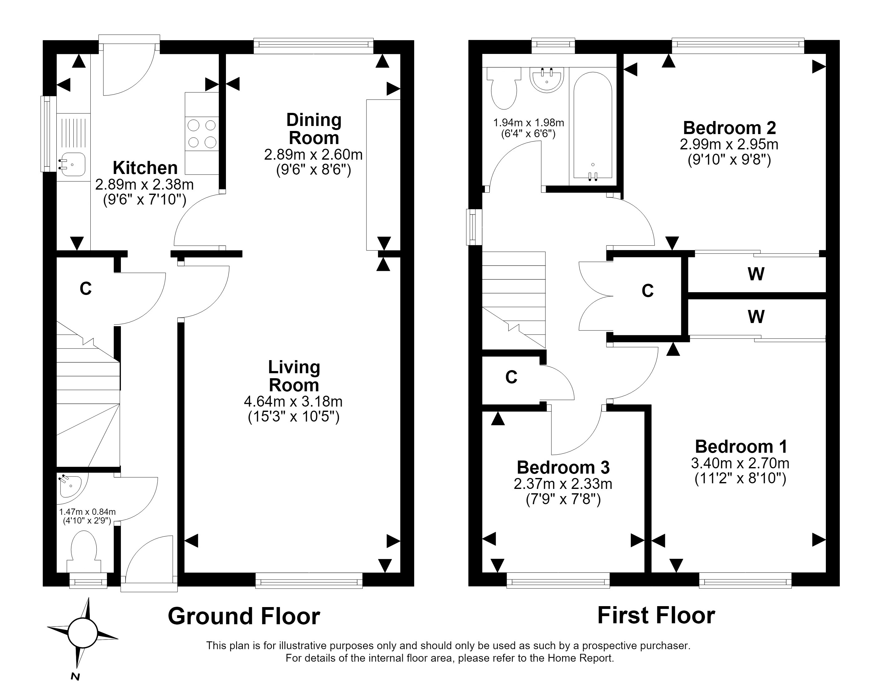 14, Wester Hill, Edinburgh floorplan