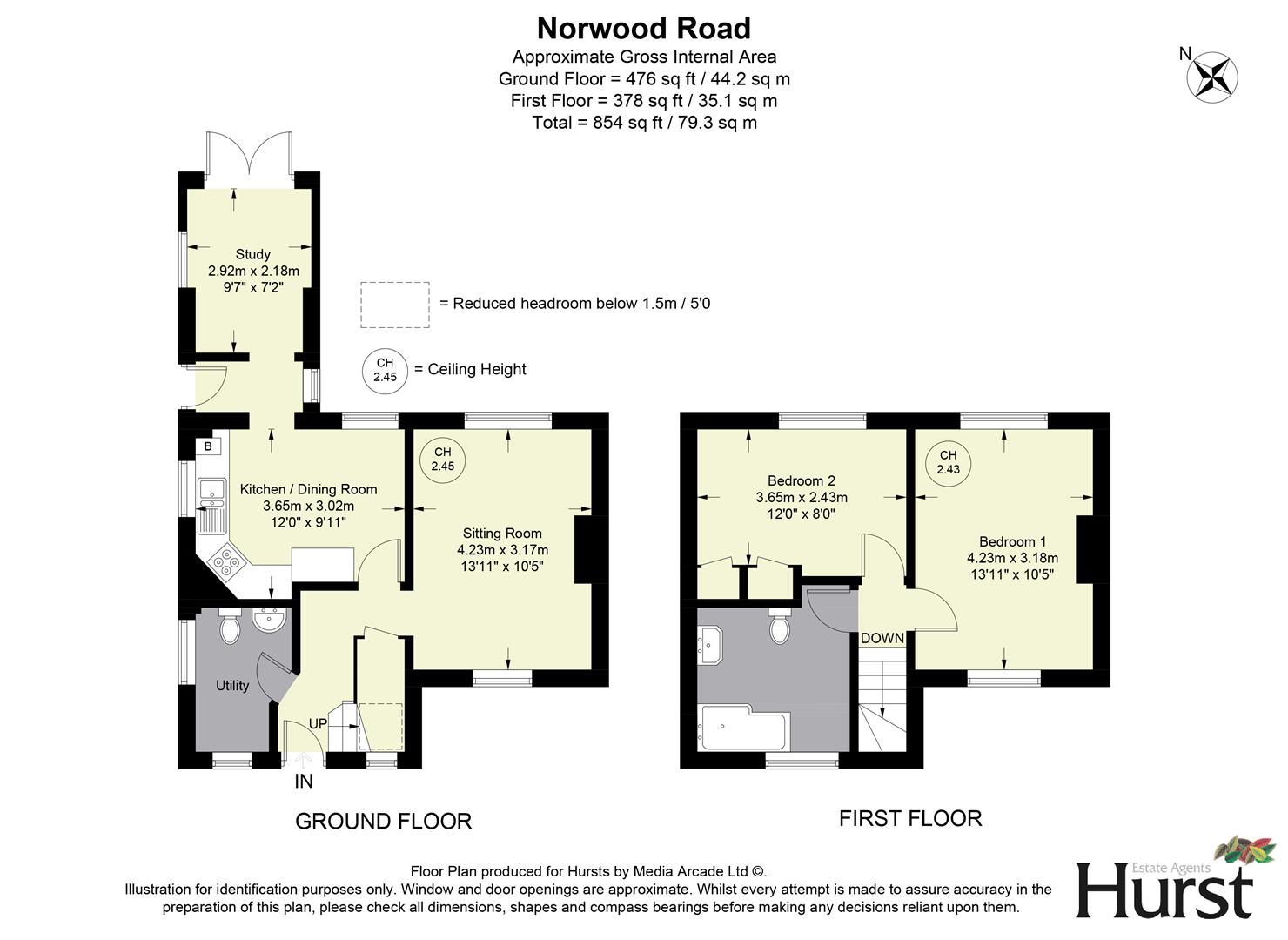 29, Norwood Road, High Wycombe floorplan