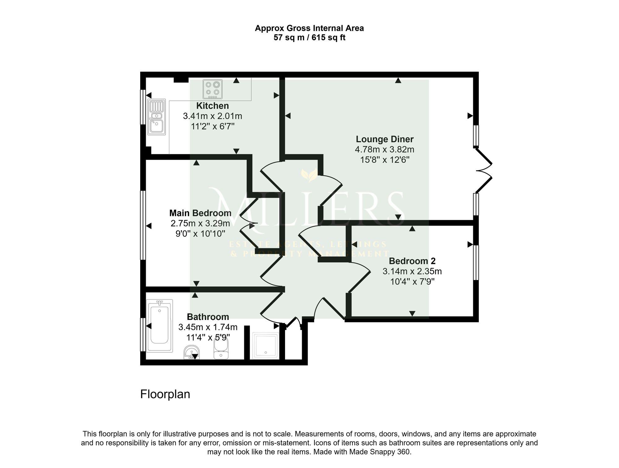 Craigside, St. Mary's Road, Cromer floorplan