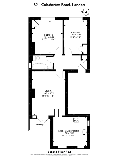 2 Bedrooms Flat to rent in Caledonian Road, London N7