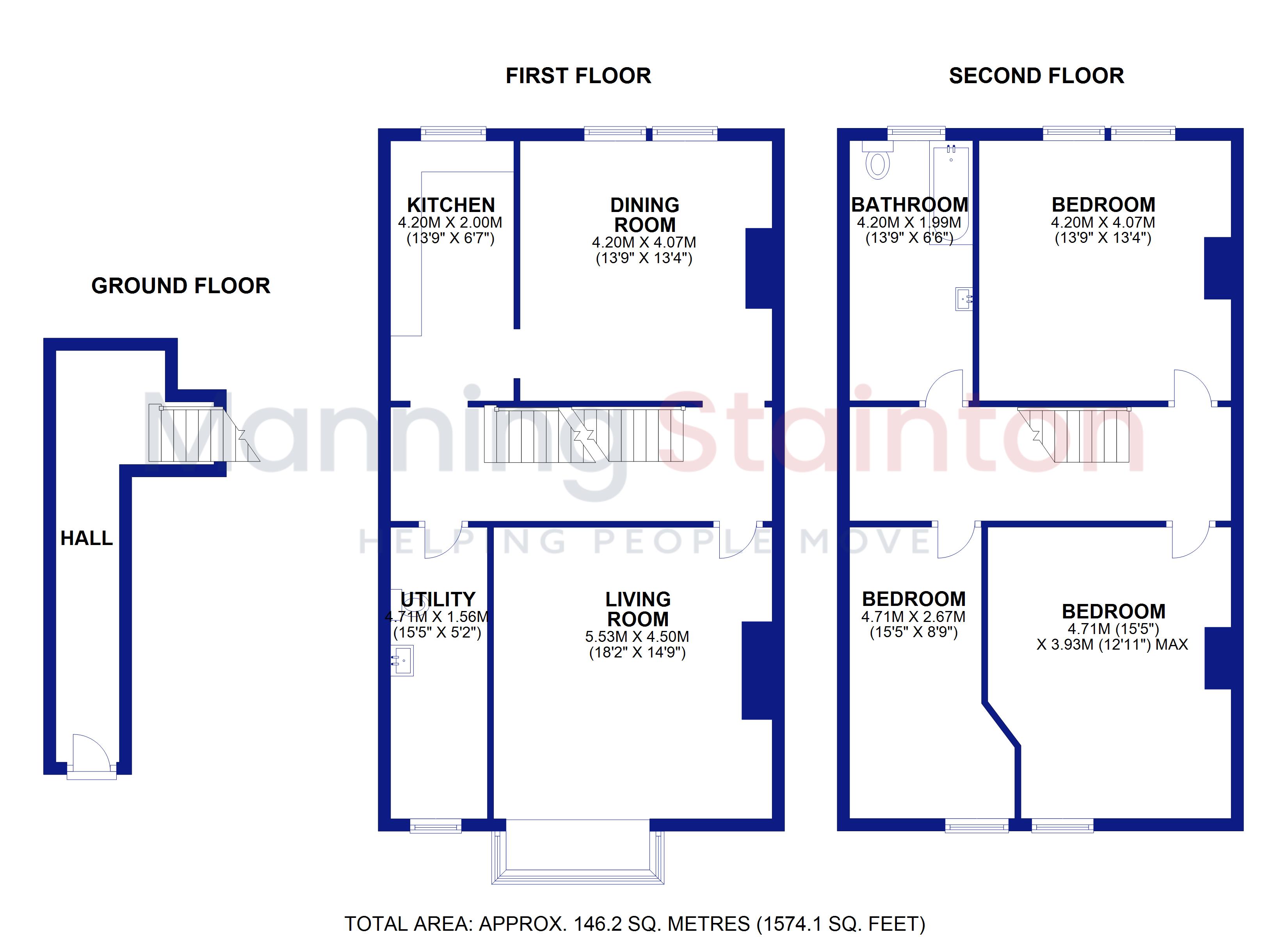 456A, Roundhay Road, Leeds floorplan