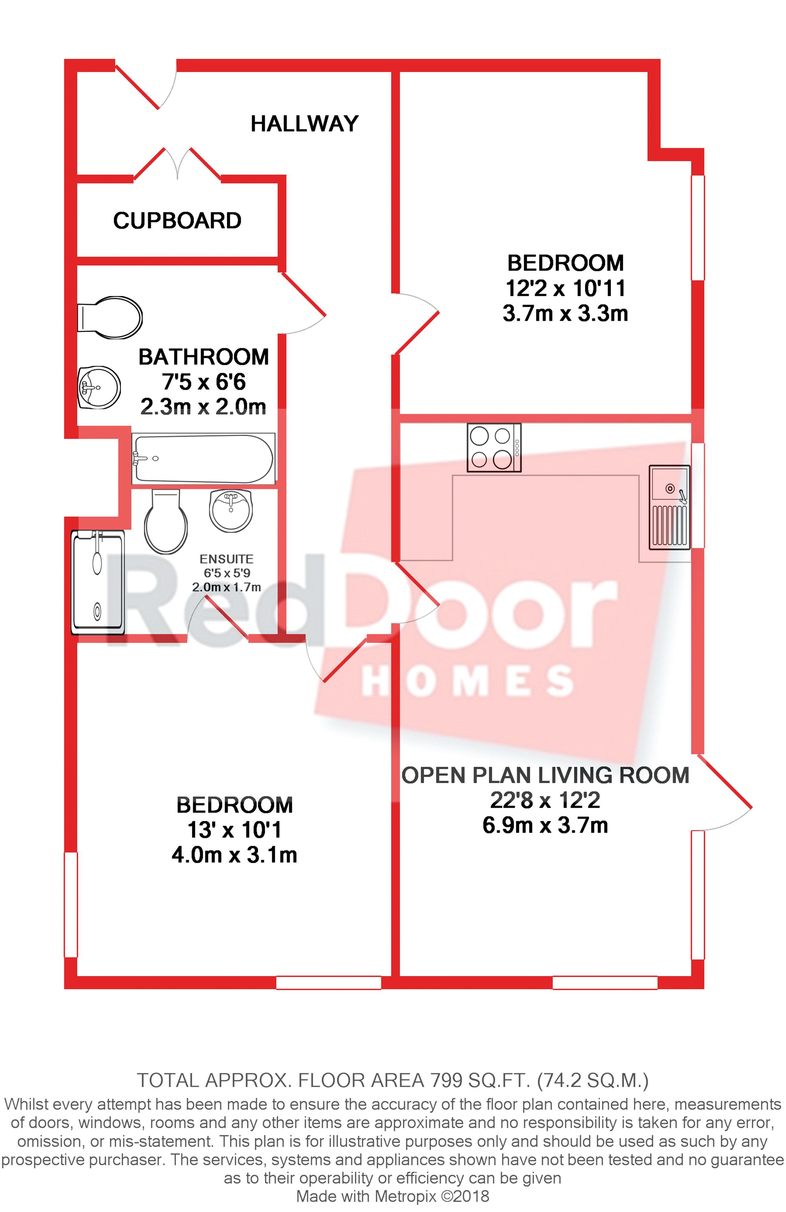 Flat 6 Condor House, Elliotts Way, Chatham floorplan