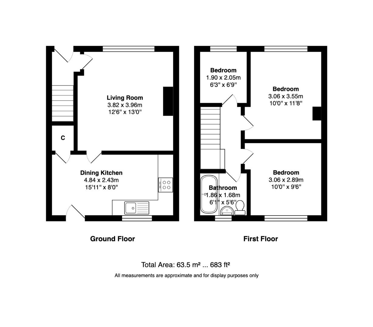 45, Vesper Way, Leeds floorplan