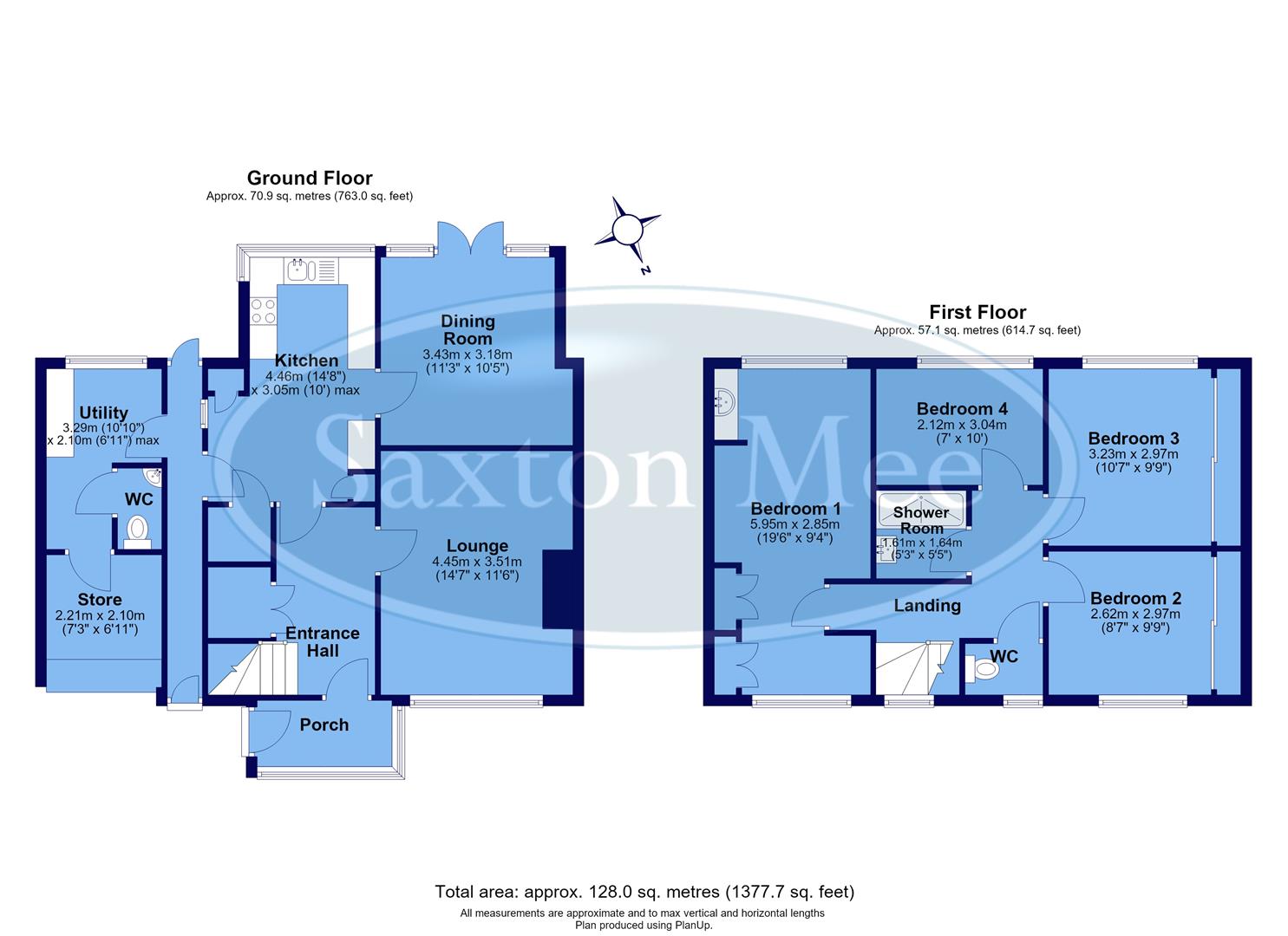 54, Charnley Avenue, Sheffield floorplan