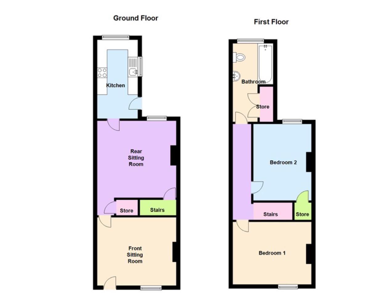 2 Bedrooms Terraced house for sale in Wood Street, Burton-On-Trent DE14