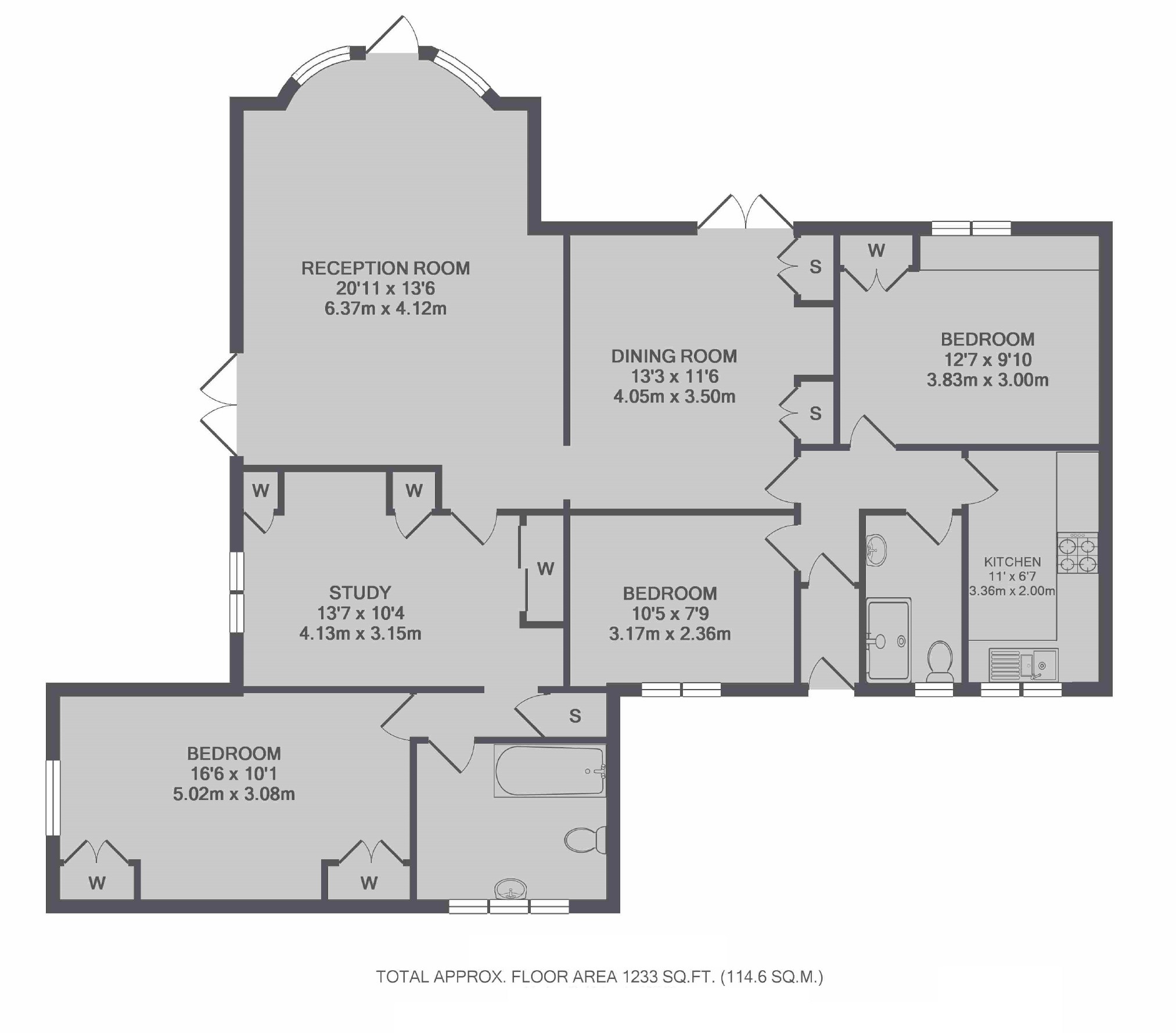 5, Ravenswood Court, Kingston Upon Thames floorplan