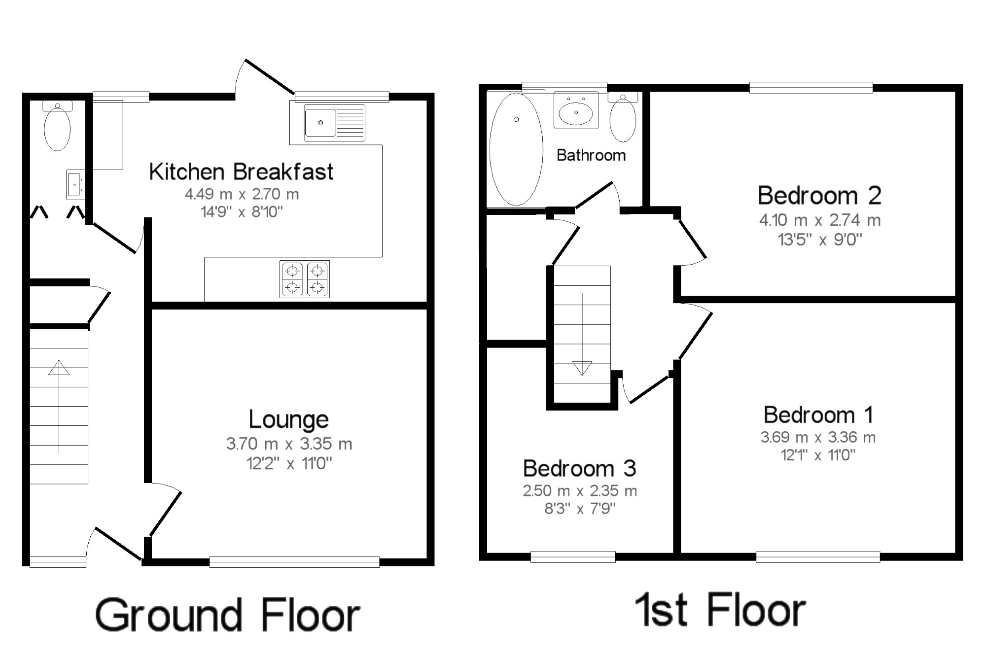 3 Bedrooms Terraced house for sale in Gardenia Avenue, Luton, Bedfordshire LU3