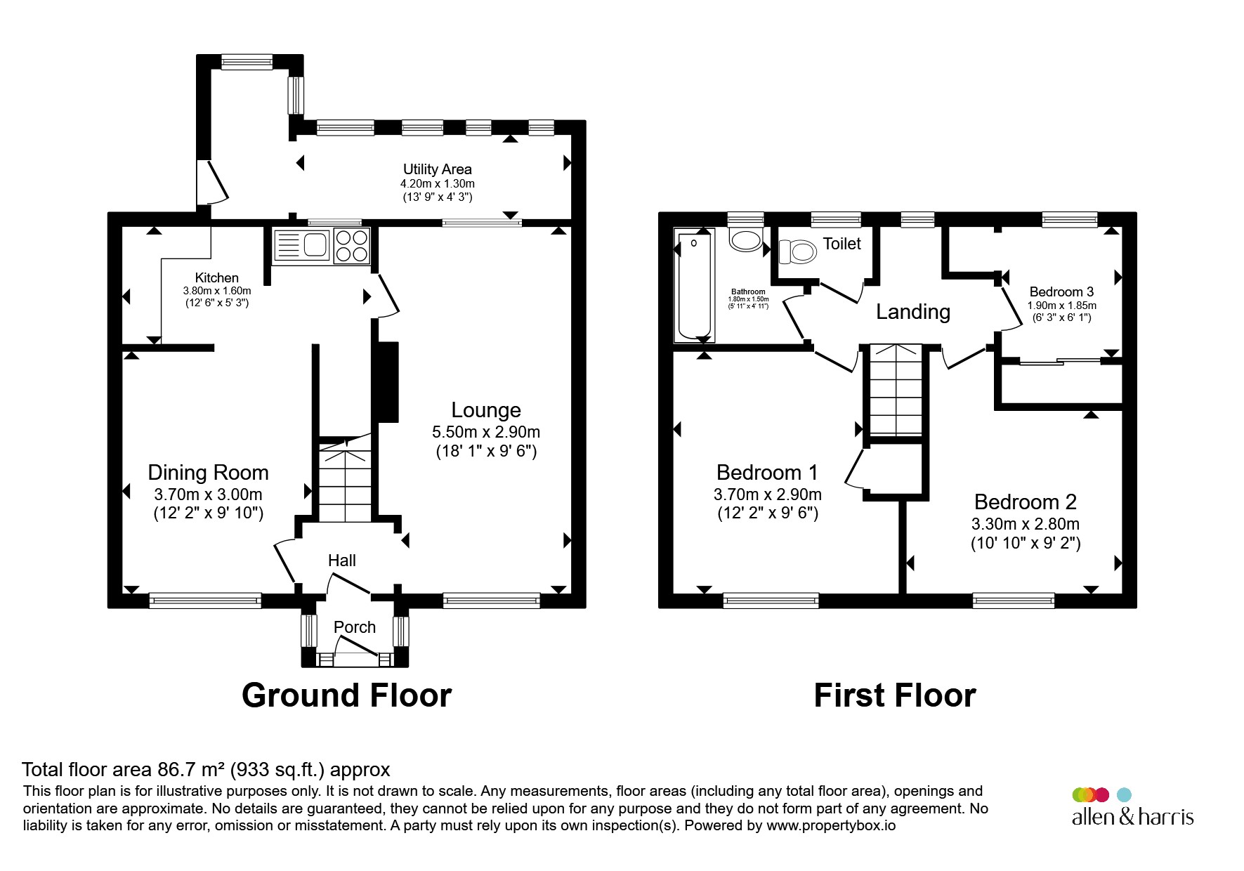 7, Stonewall Terrace, FROME floorplan